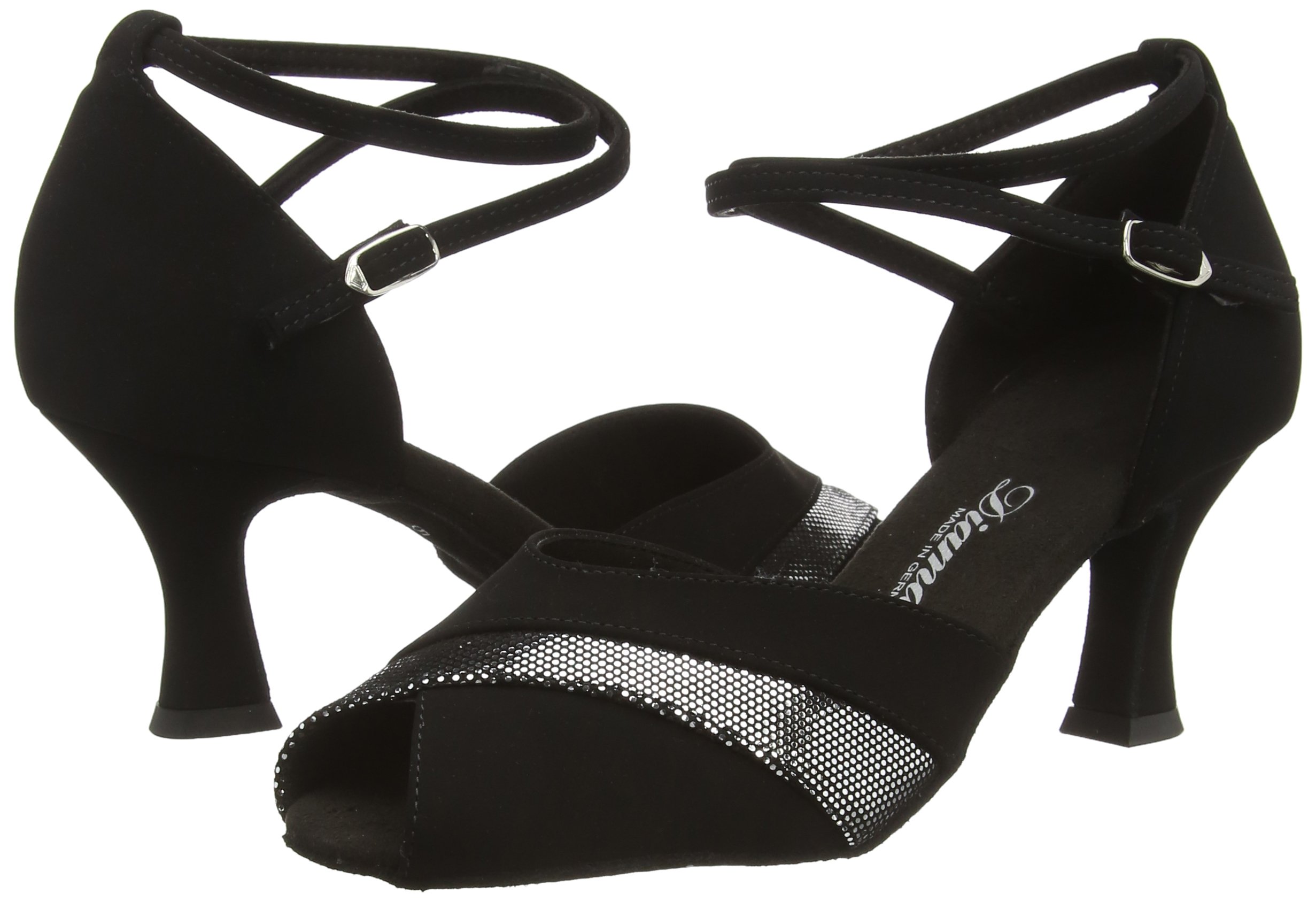Diamant 039-060-119 Women's Latin Dance Shoes - Professional Ballroom Salsa Tango Practice Shoes for Women - Perfect for Dance Competitions & Performances