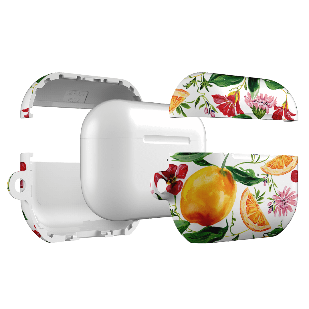 Sweet Orange AirPods Pro Case - Shockproof Protective Cover with Keychain for Apple AirPods Pro 2/1 - Perfect for Gym, Travel & Everyday Use