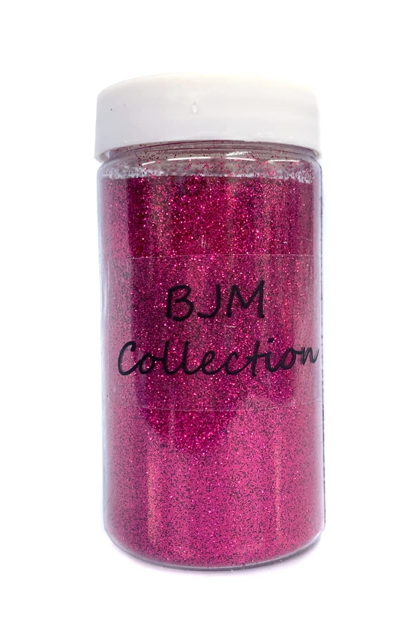 100 Grams Fine Glitter Powder for DIY Crafts, Nail Art, Scrapbooking - Fuchsia Pink Sparkle Dust | Perfect for Party Decorations, Slime Making, Resin Art Projects