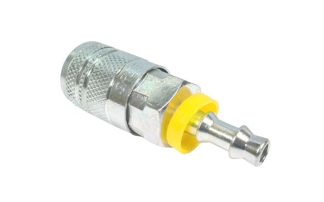 1/4 Inch Steel Push-On Coupler Body - Heavy Duty Hydraulic Fitting for Tractors, Excavators & Construction Equipment
