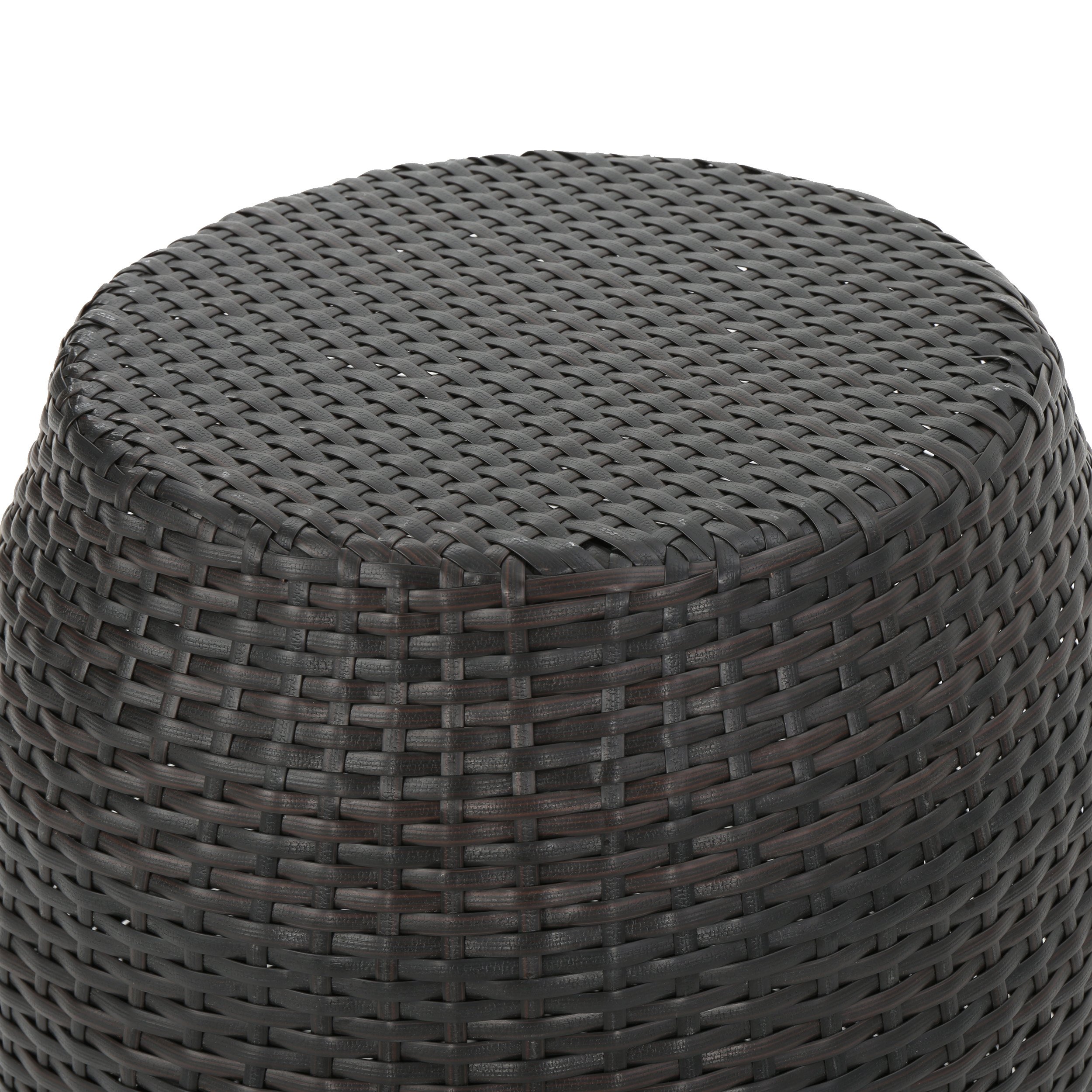 Christopher Knight Home Irving 3-Piece Outdoor Wicker Patio Chat Set in Multi-Brown - Perfect for Backyard, Garden & Poolside Relaxation