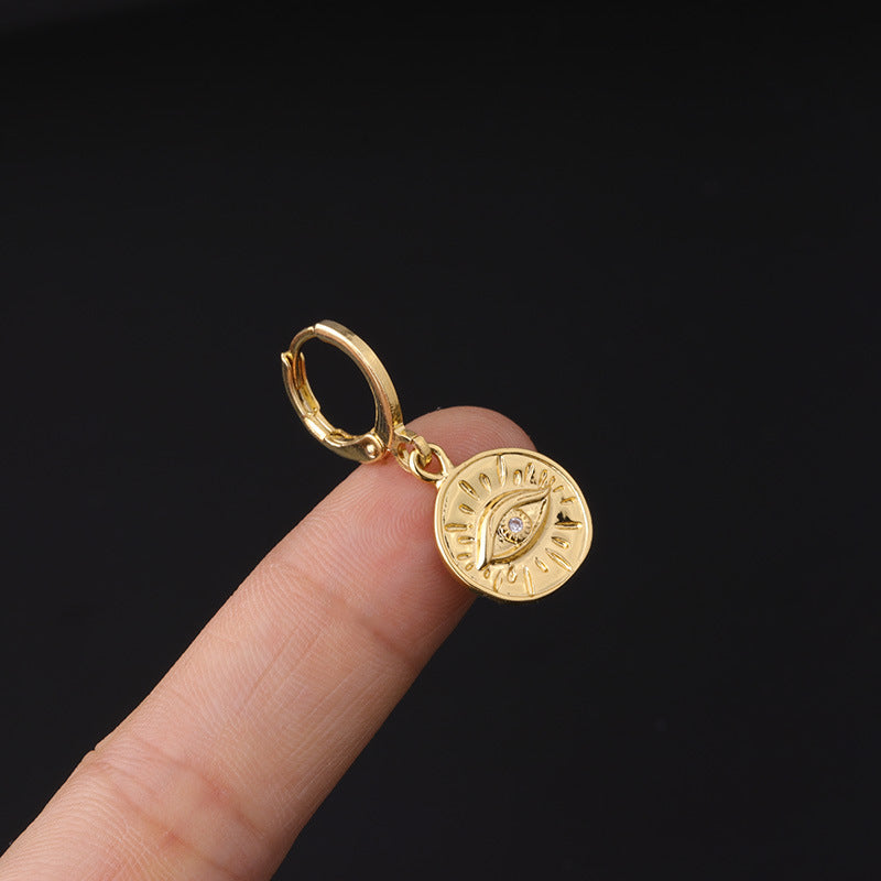 18K Gold Boho Hoop Earrings for Women - Trendy Dangle Earrings with Elegant Design | Perfect for Parties, Weddings & Everyday Wear | HSPJ329