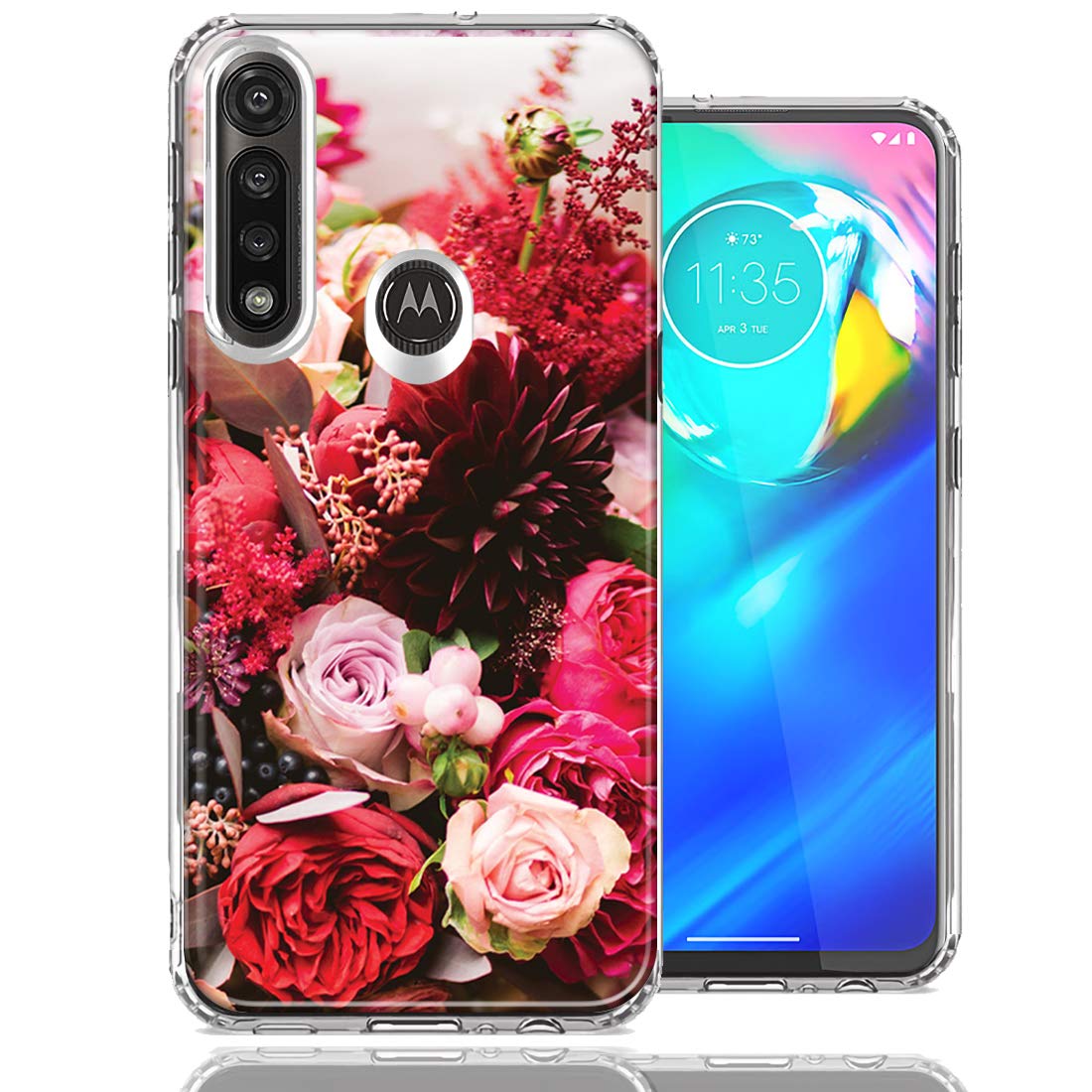 Floral Motorola Moto G Power Case - Durable 2-Layer Protection for Daily Use