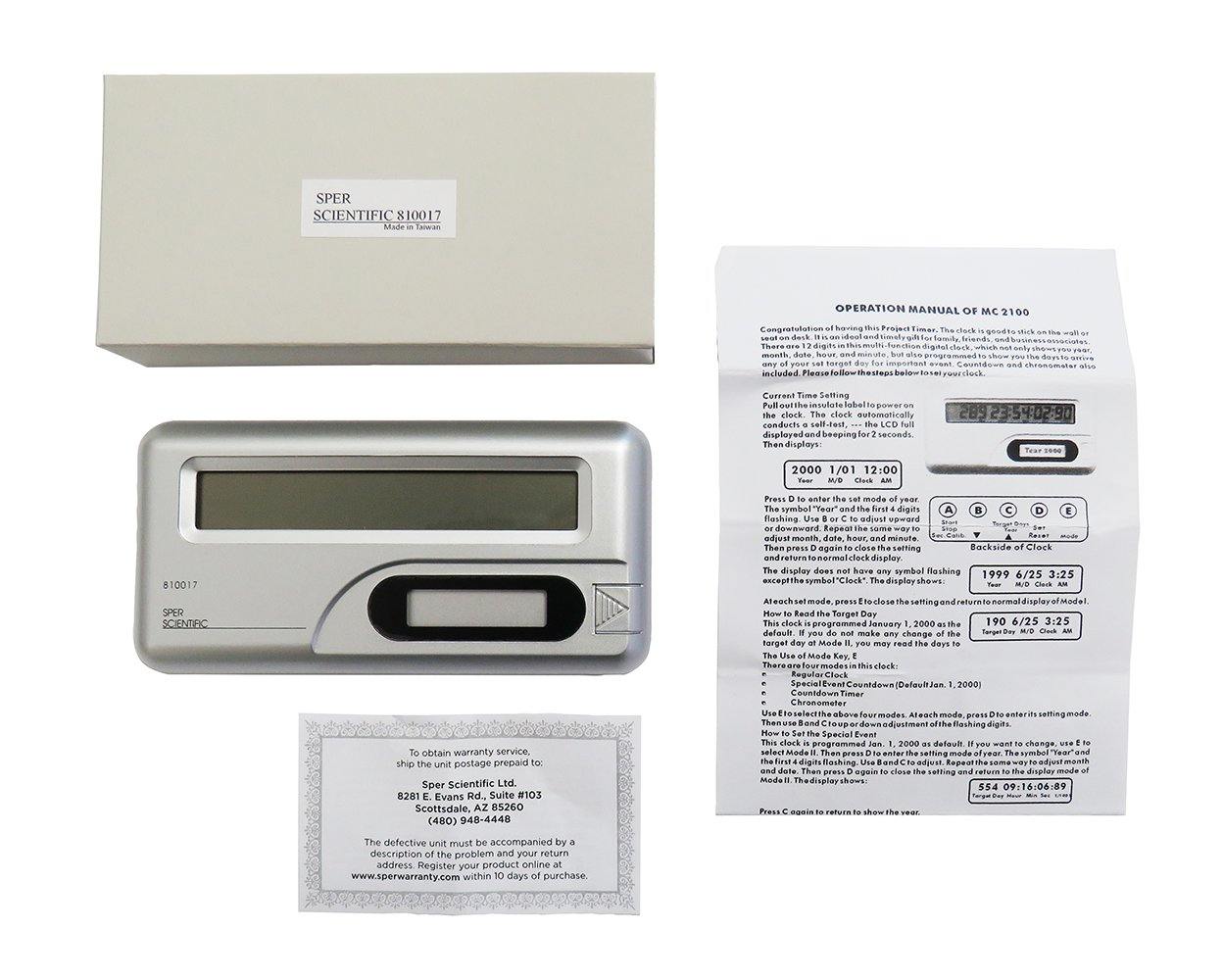 Long Range Digital Project Timer - Countdown & Stopwatch with Large Display - Perfect for Cooking, Workouts, Presentations & Classroom Activities
