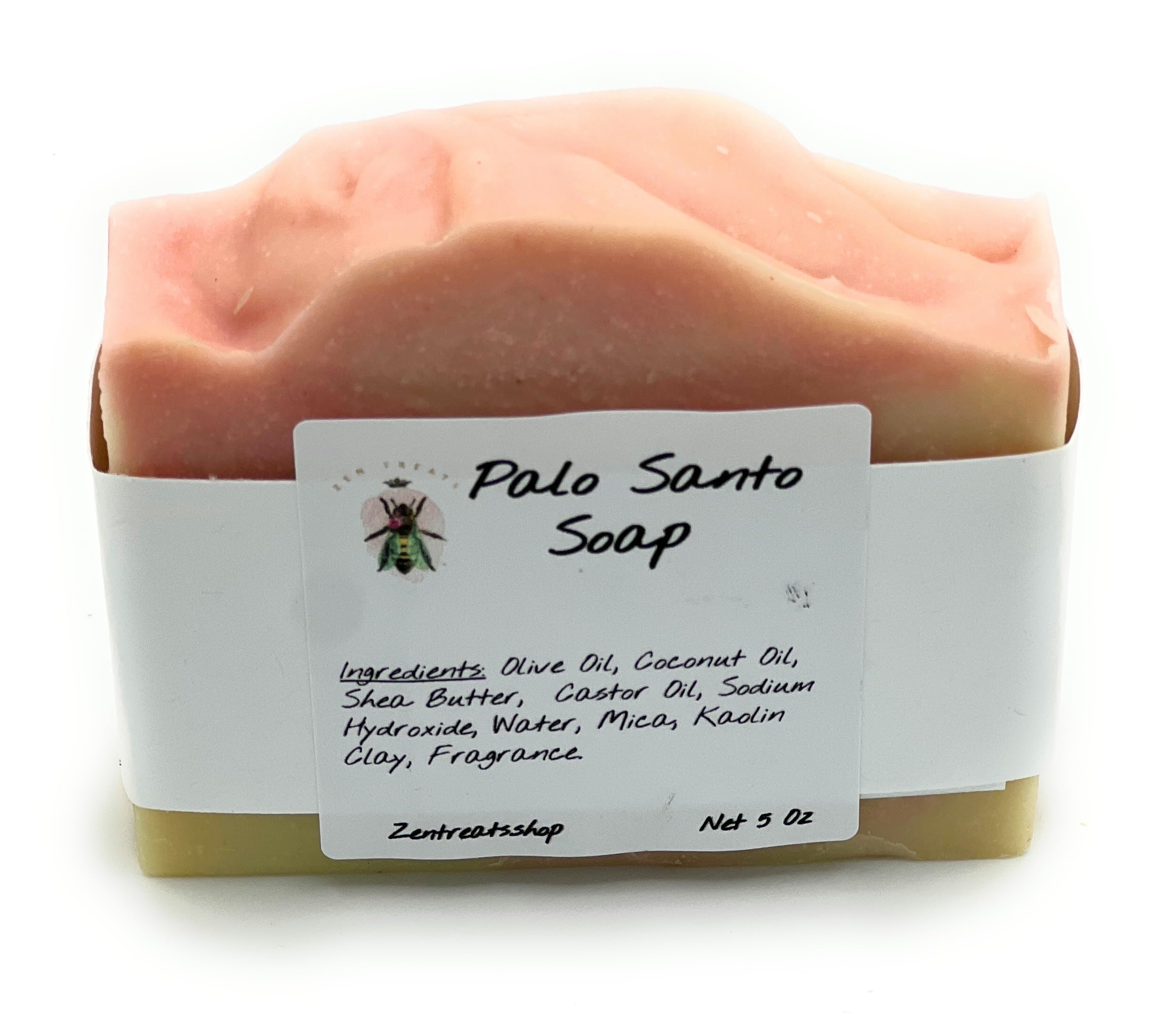 Organic Palo Santo Soap Bar - Natural Handmade Soap with Sacred Wood Aromatherapy - Perfect for Relaxation, Meditation & Spa Day at Home
