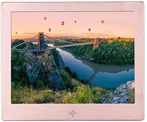 BINGQIAN 8 Inch Digital Picture Frame - HD Electronic Photo Frame for Family Photos & Videos | Perfect for Home, Office, and Gift Giving