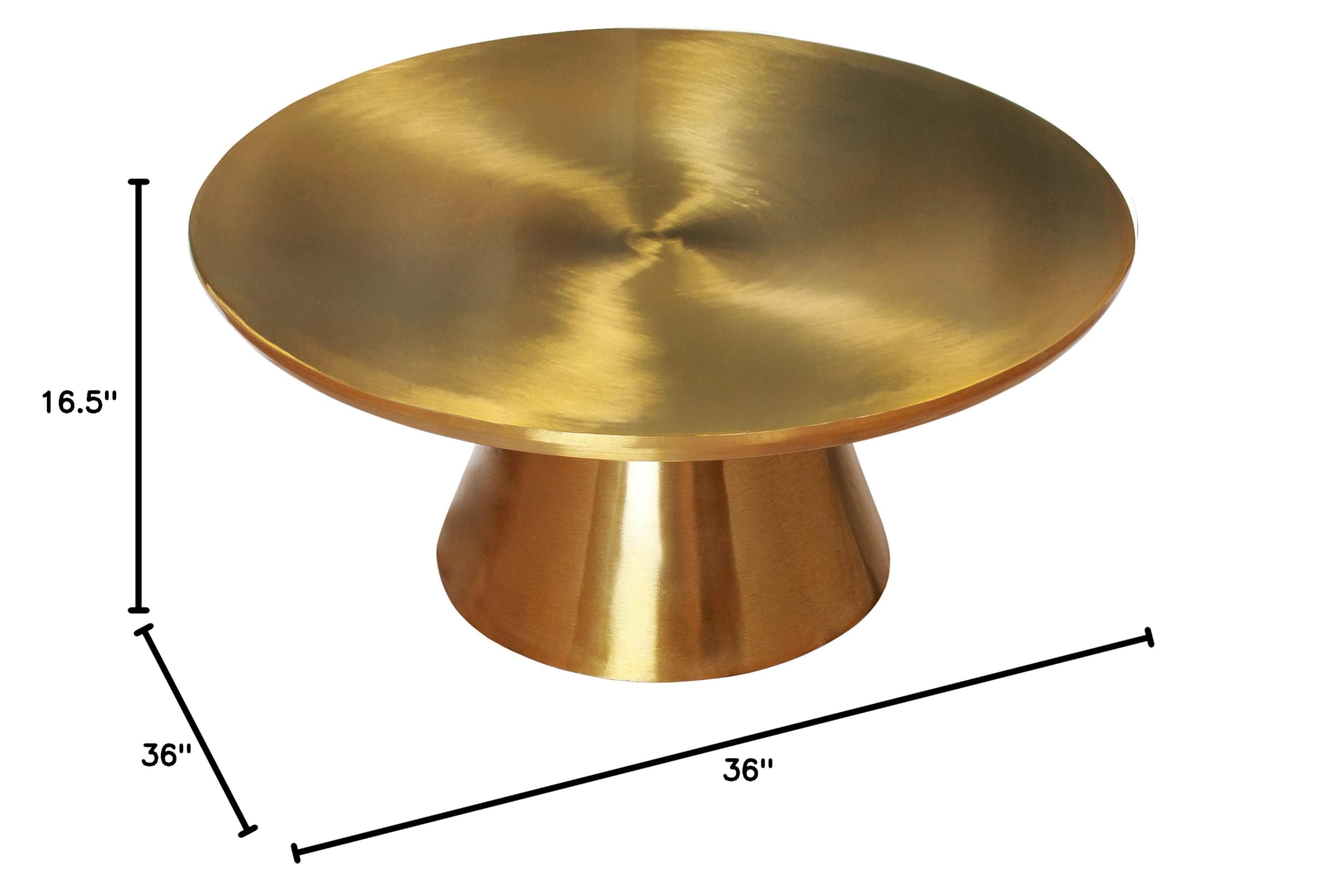 Modern Metal Coffee Table - Meridian Furniture Martini Collection 36
