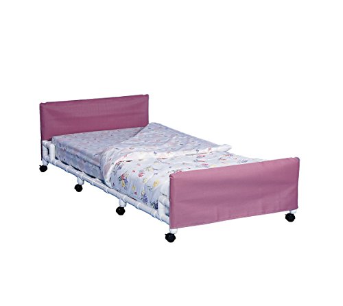 Low Profile Bed Frame for 76 Inch Mattress - Sturdy Platform Bed with Underbed Storage Space - Perfect for Small Apartments, Dorms and Guest Rooms