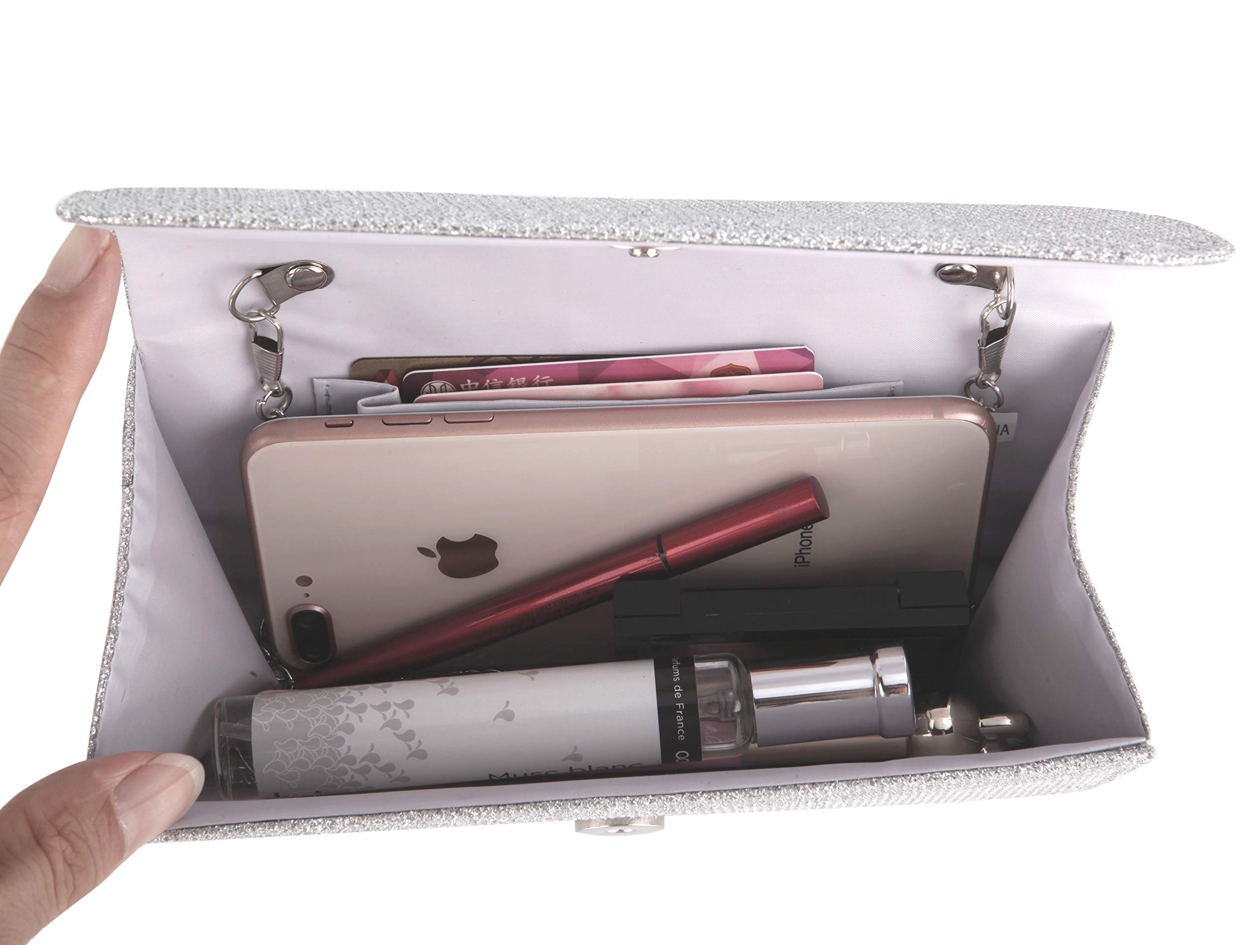 Sparkling Women's Clutch Purse - Elegant Evening & Party Bag for Outings