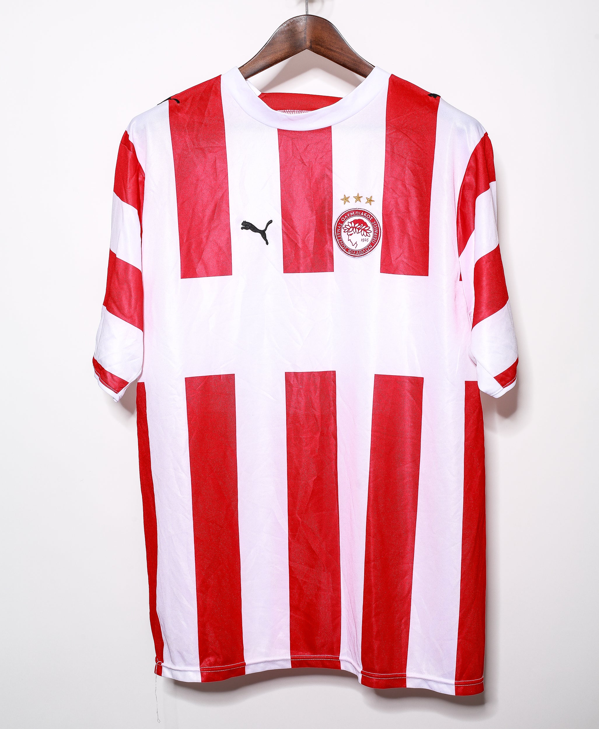 2006 Olympiacos FC Home Jersey - XL Size | Authentic Soccer Shirt for Fans & Collectors | Perfect for Matchdays, Gifts & Memorabilia
