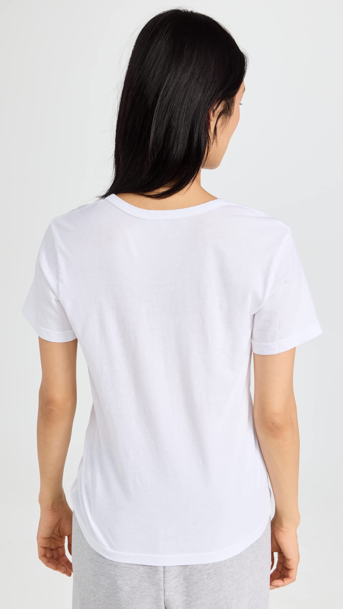 Women's Standard V Neck T-Shirt - Soft Cotton Casual Tee for Everyday Wear | Perfect for Work, Outings & Layering