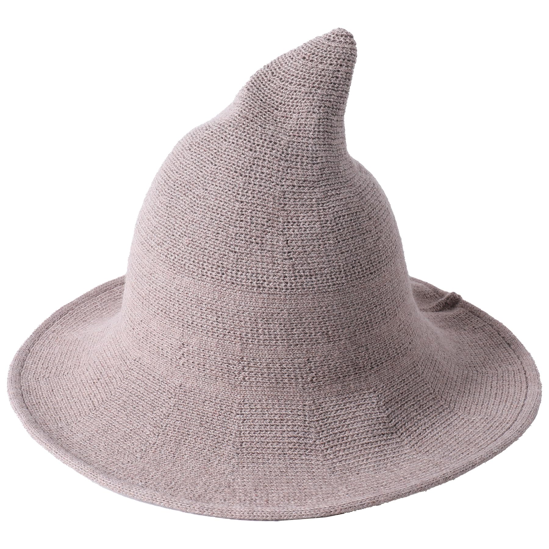 Lanzom Women's Wool Knitted Witch Hat - Halloween Party Costume Accessory for Cosplay, Masquerade & Witch Costumes | Perfect for Halloween Parties, Cosplay Events & Themed Dress-Up