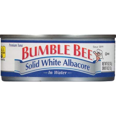 Premium Solid White Albacore Tuna in Water - Bumble Bee (Pack of 12) | High Protein Canned Fish for Salads, Sandwiches & Healthy Meals