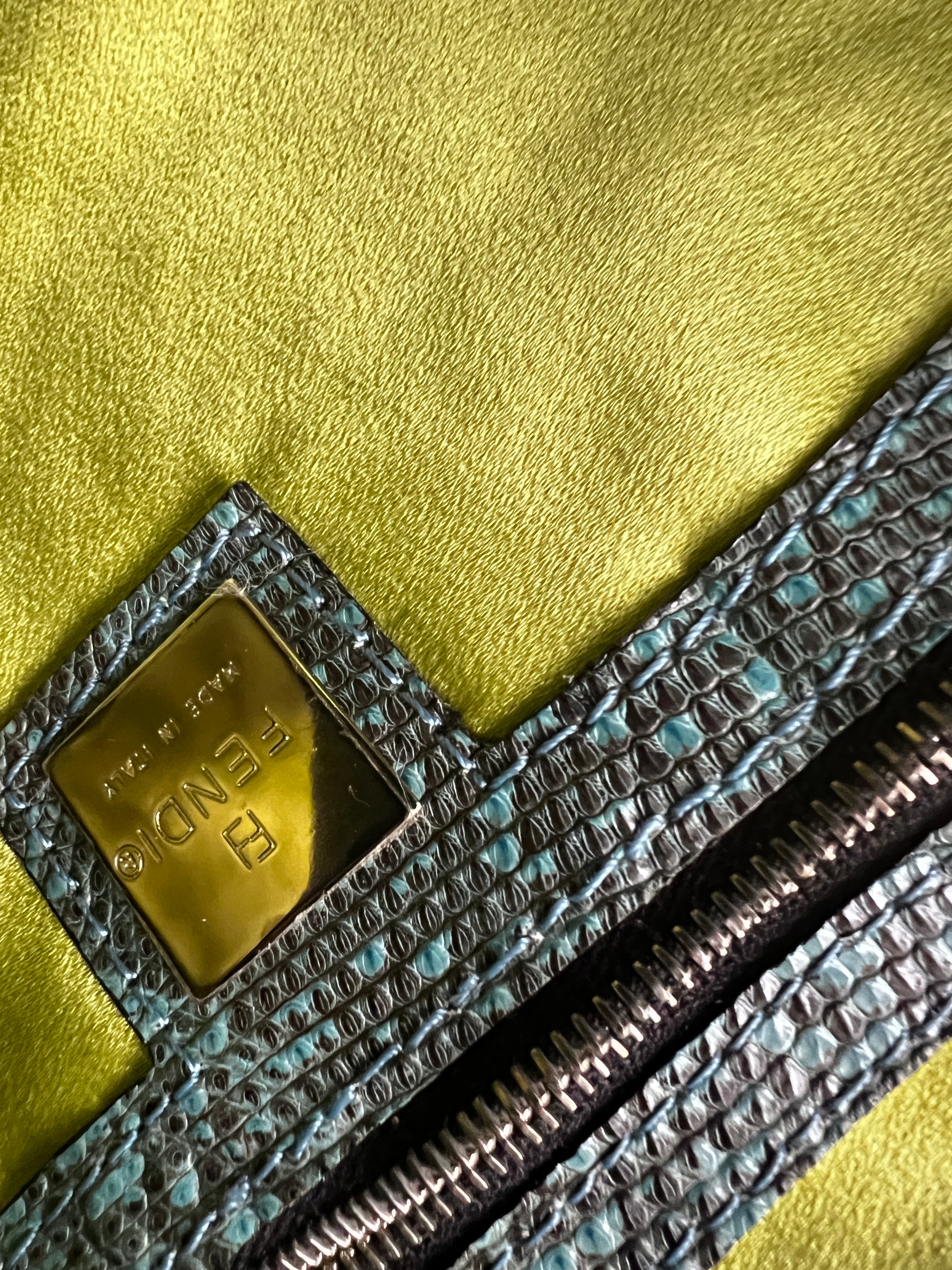 Vintage Fendi Boho Beaded Baguette Bag - Stylish Crossbody Purse for Women, Perfect for Parties, Weddings & Date Nights