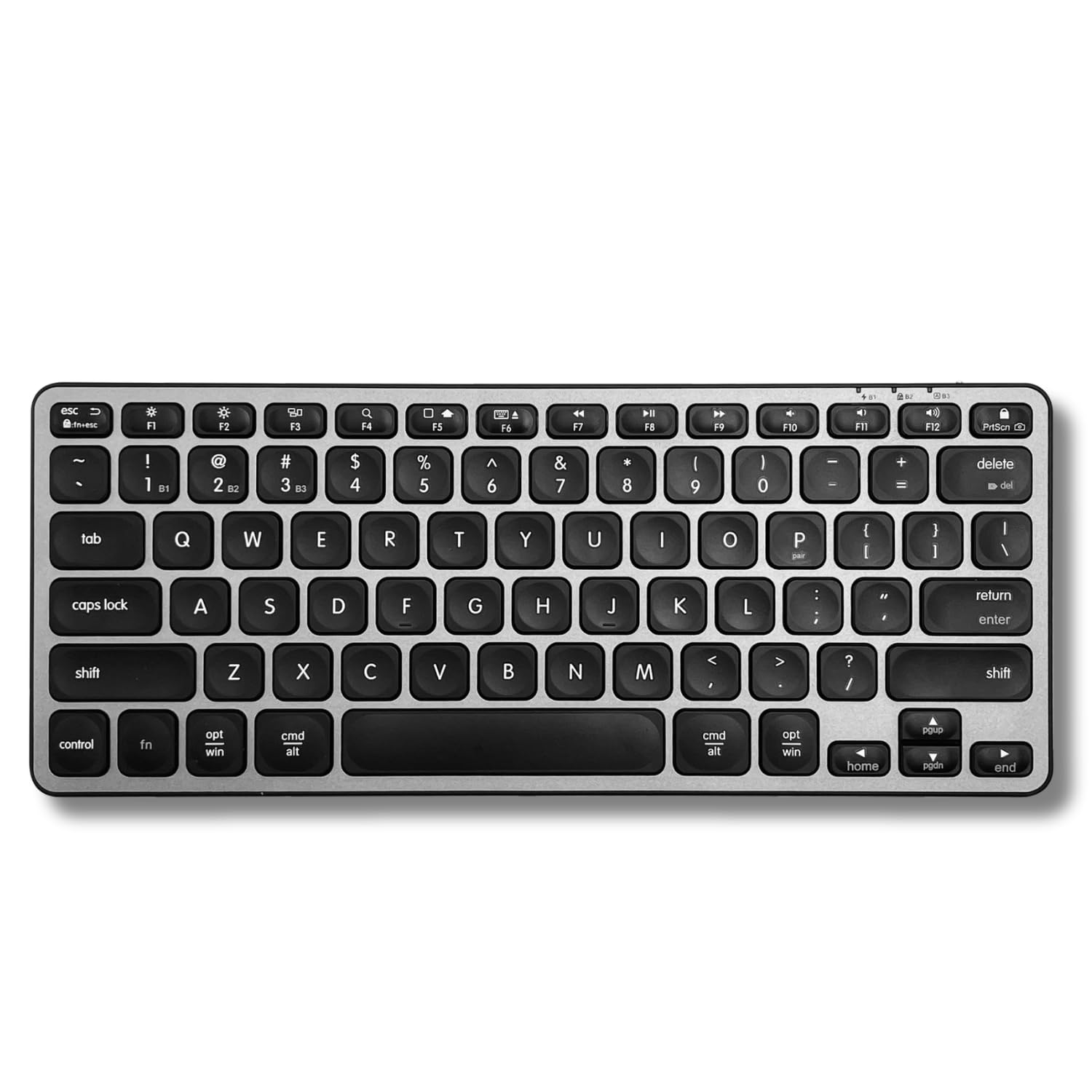 Macally Bluetooth Keyboard for Mac - Premium Multi-Device Wireless Keyboard Compatible with MacBook Pro/Air, iMac, Mac Mini, iPad & PC | Ergonomic Design for Home Office, Gaming & Productivity