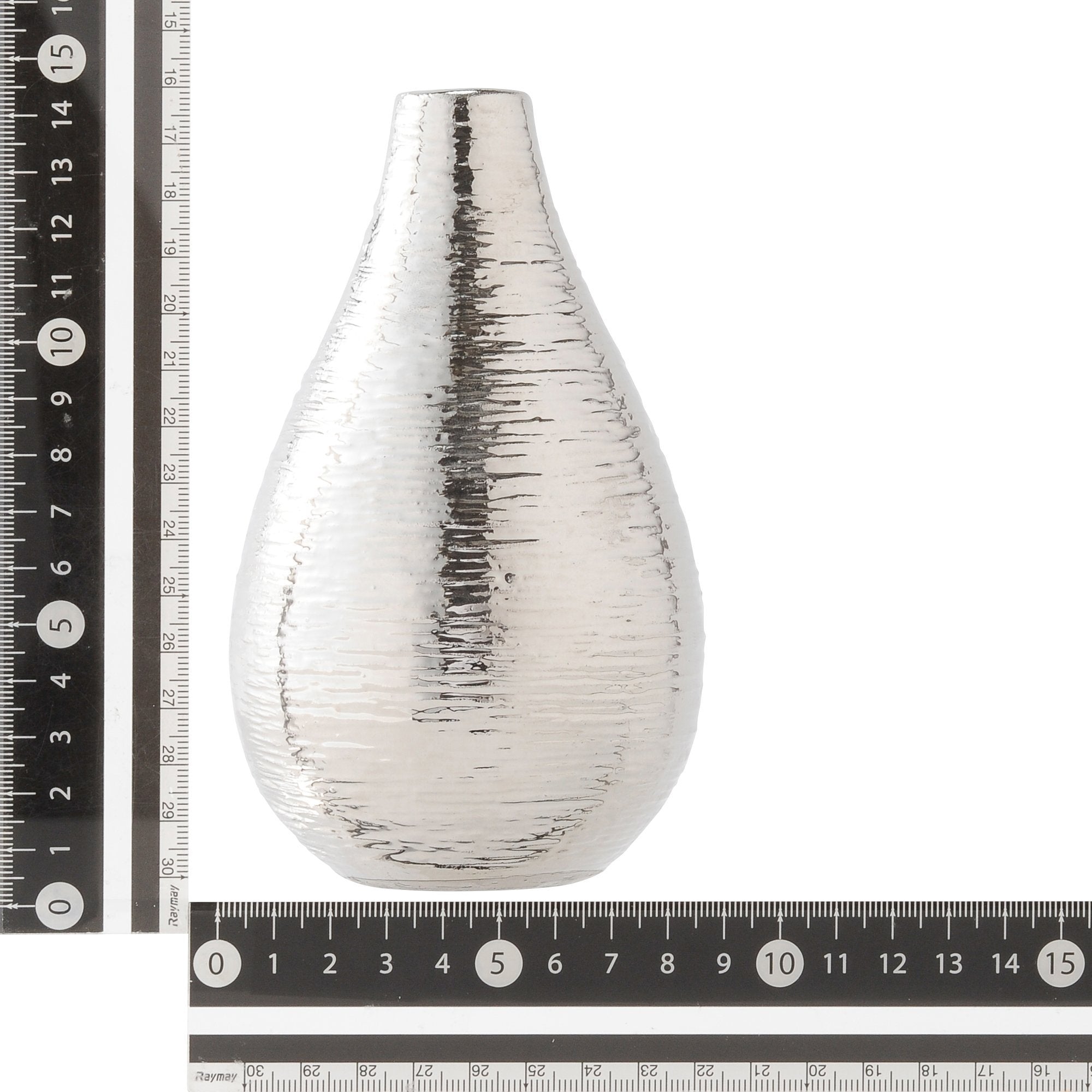 2 Pack Small Silver Cross Flower Vase - Elegant Home Decor for Wedding, Church & Memorial Arrangements