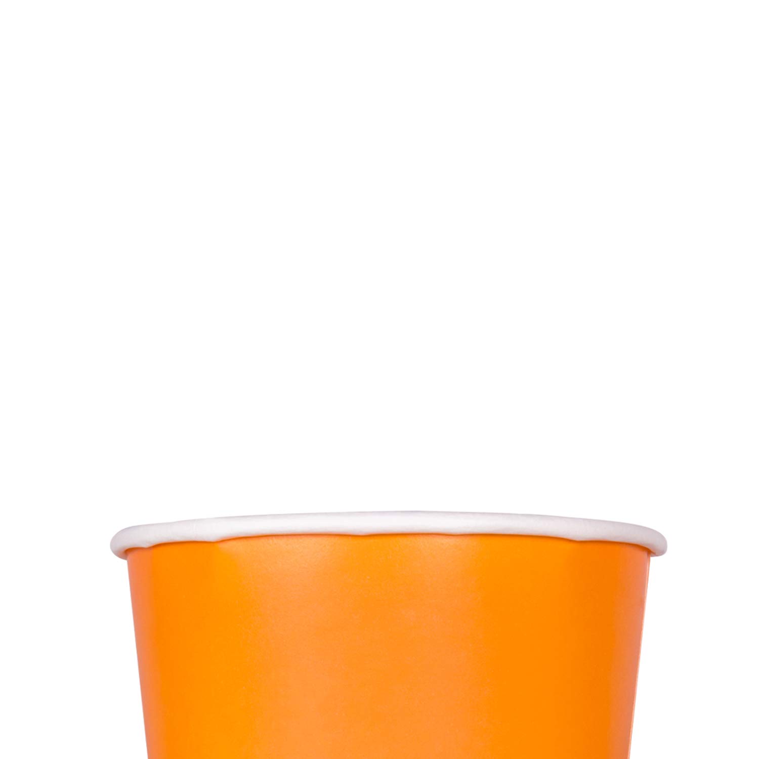 16oz (1000 Count) Disposable Paper Soup Bowls - Eco-Friendly Hot & Cold Food Containers for Soup, Noodles, Pasta, Snacks - Orange - Perfect for Restaurants, Catering, Parties and Takeout