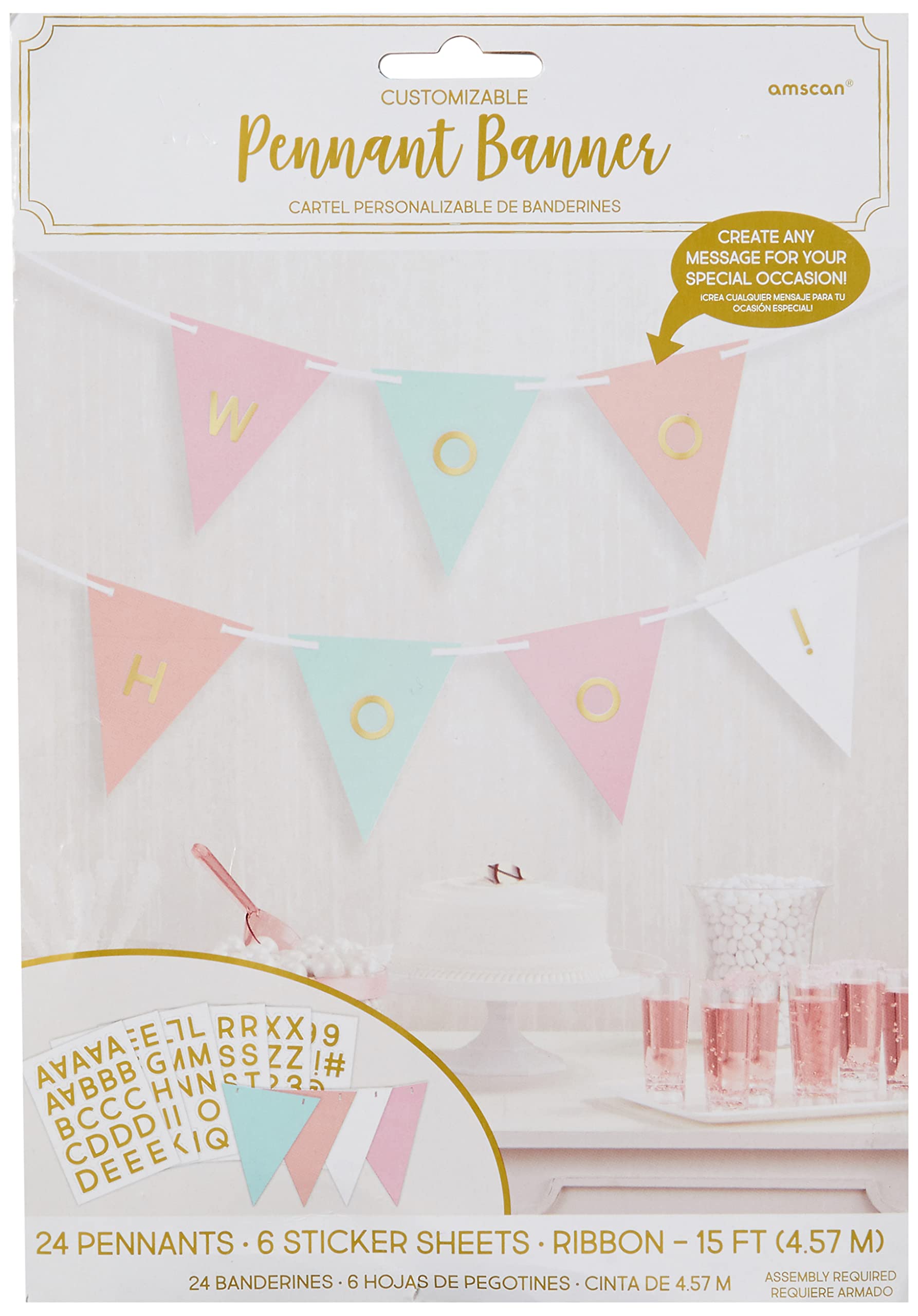Amscan Party Supplies - Assorted Size & Color Variety for Birthdays, Weddings & Celebrations | Perfect for Decorations, Events & Festive Gatherings