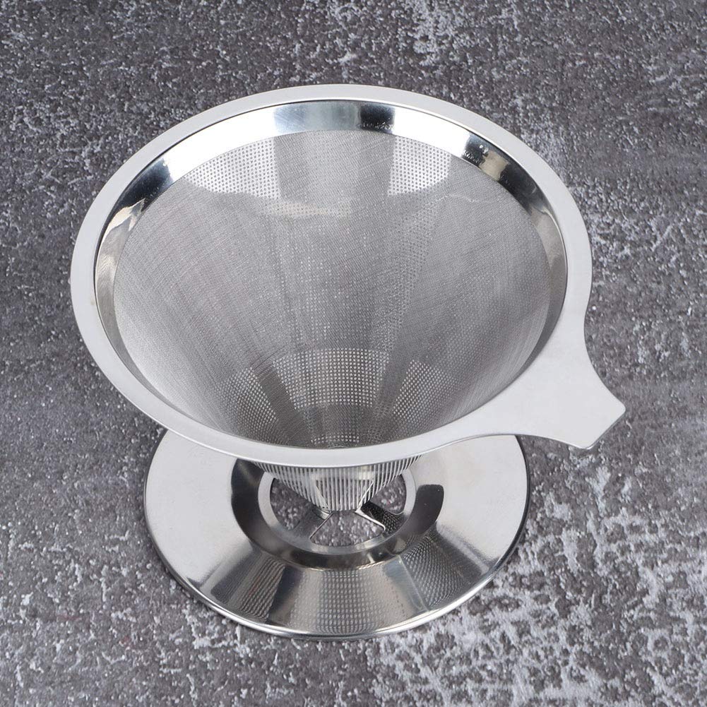 Reusable Coffee Filter with Water Holes - Premium Coffee Dripper for Pour Over Brewing | Perfect for Office, Home & Camping Use