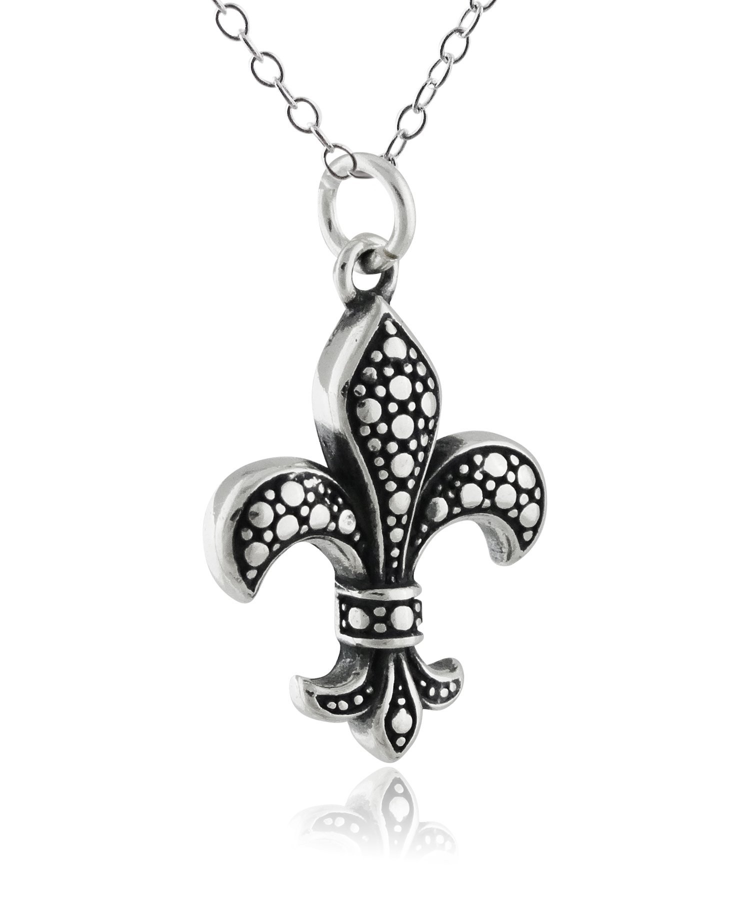FashionJunkie4Life Unique Sterling Silver Pendant Necklace for Women - 18