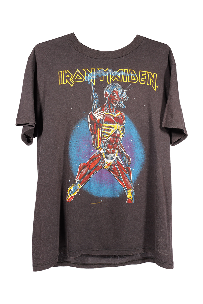 1987 Iron Maiden Somewhere On Tour Official Vintage Concert T-Shirt - Classic Band Merch for Music Fans & Collectors | Perfect for Concerts, Gifts & Rock Memorabilia Display