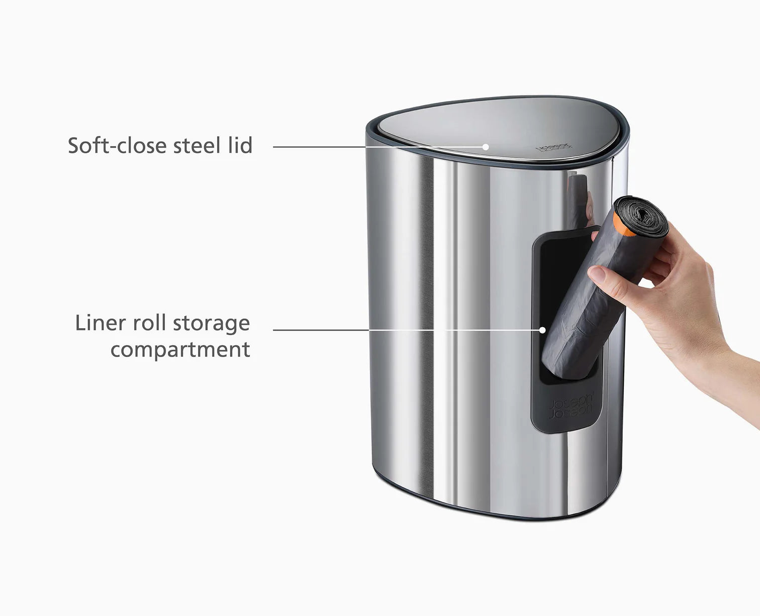 Premium 5L Stainless Steel Step Trash Can with Odor Control - Perfect for Kitchen, Bathroom & Office Waste Disposal