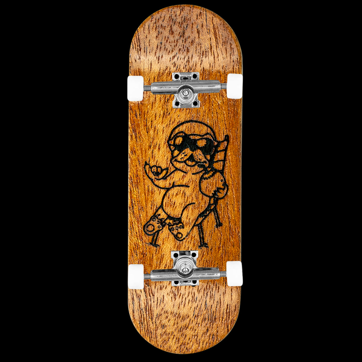 BullGod Pro Fingerboard Complete - Premium Mini Skateboard for Tricks & Stunts - Perfect for Skateboarding Enthusiasts & Collectors - Great for Office Desk Fun, Stress Relief & Skill Practice
