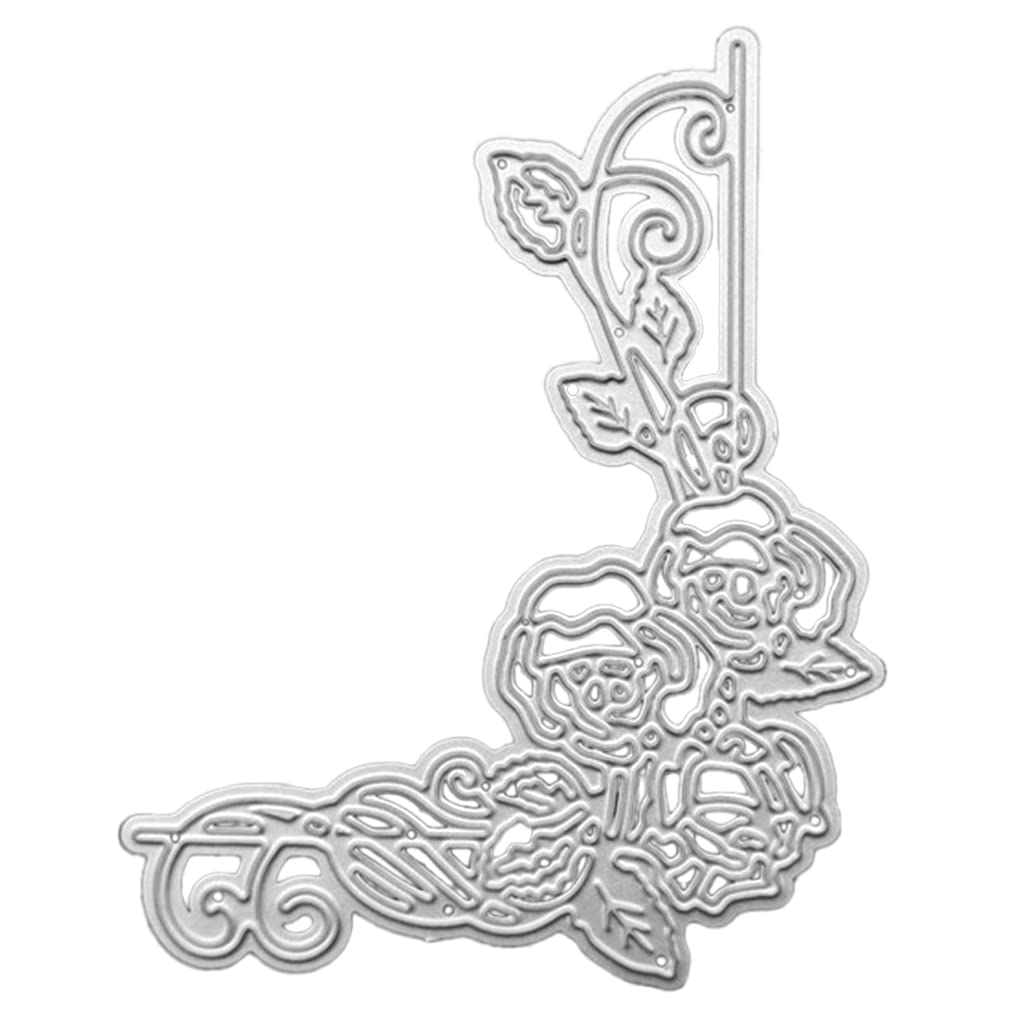 Exquisite Metal Flower Vine Die Cuts for Scrapbooking, Card Making & DIY Wedding Invitations - Embossing Templates for Handmade Greeting Cards & Paper Crafts | Perfect for DIY Projects, Scrapbook Embellishments & Home Decor