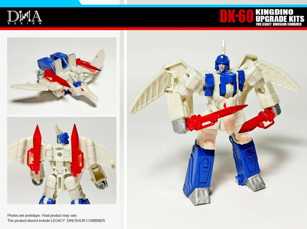 DNA Design DK 60 Upgrade Kit for Legacy Dinoking - Premium Replacement Parts for Transformers Collectors | Perfect for Display, Customization & Toy Restoration