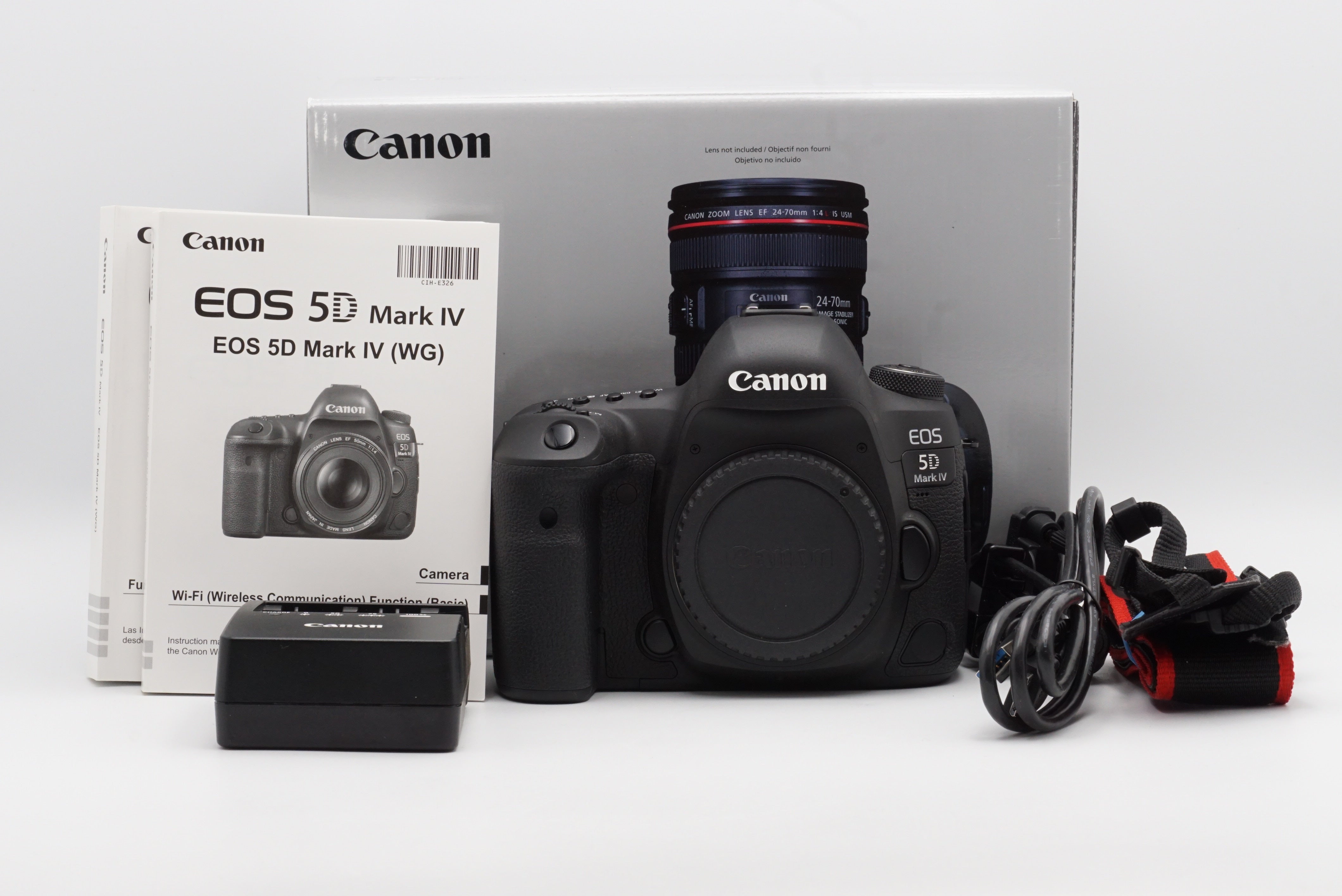 Used Canon EOS 5D Mark IV DSLR Camera Body - 30.4MP Full Frame Digital Camera with 4K Video (#572038000942CM) | Perfect for Professional Photography, Wedding Shoots & Travel Vlogging