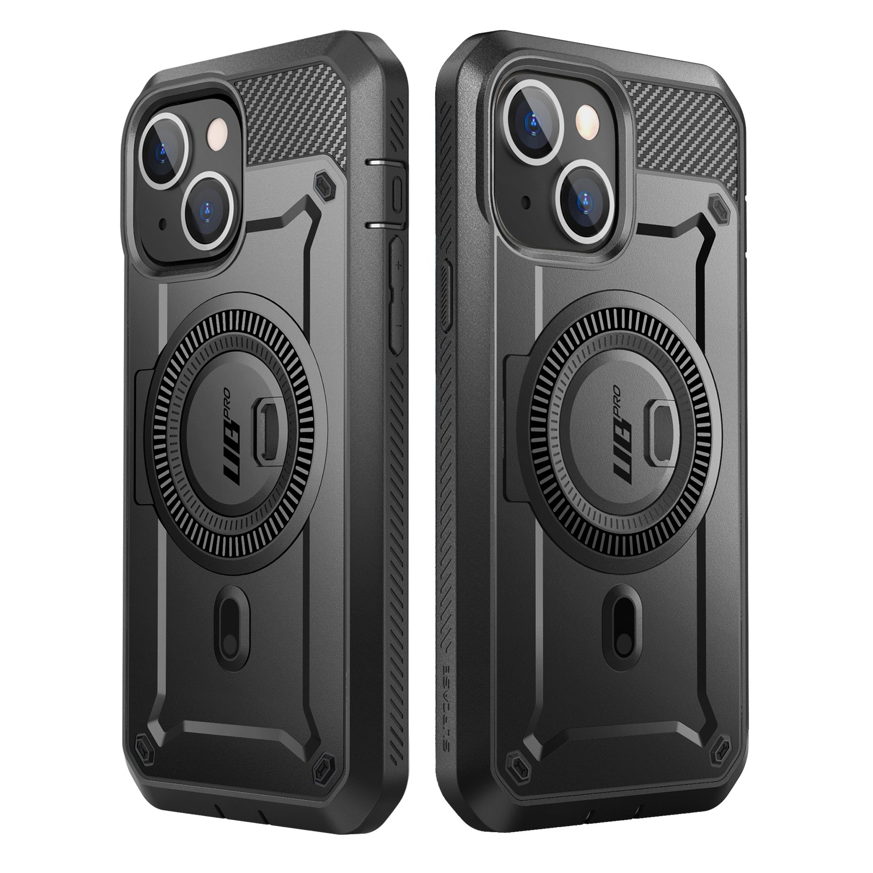 iPhone 15 Plus 6.7 Inch Unicorn Beetle Pro Mag Rugged Case with MagSafe - Gun Metal | Shockproof Protective Cover for Outdoor, Work & Daily Use