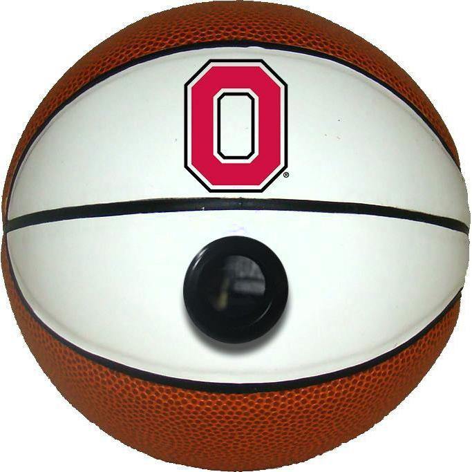 Ohio State Buckeyes College Basketball Collectible Miniature Basketball with Picture - Perfect for Fans, Sports Memorabilia & Home Decor