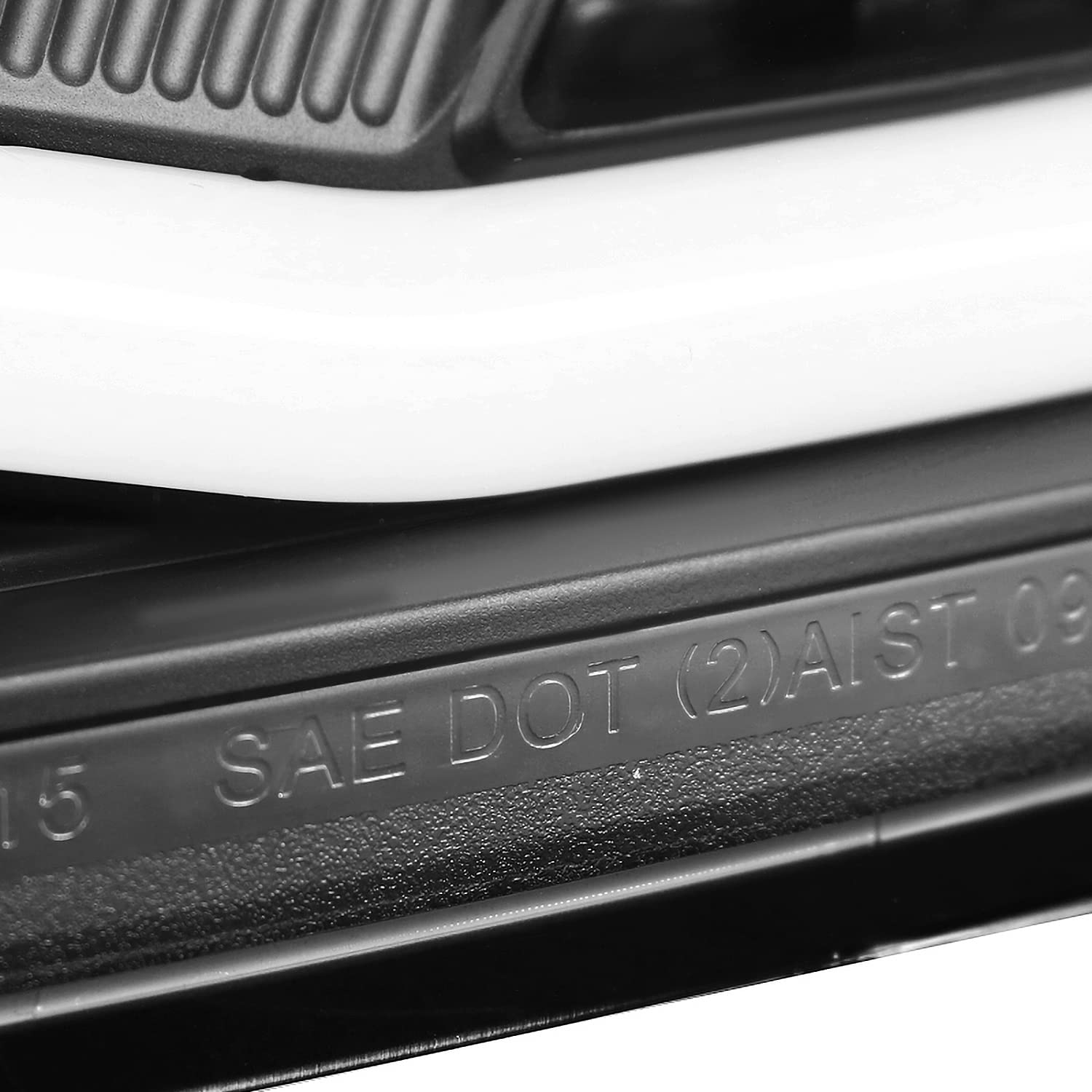 Spec-D Tuning Black LED Tube Tail Lights for 2005-2008 BMW E90 3-Series 4-Door Sedan - Left & Right Pair Assembly - Enhanced Night Visibility & Modern Style for Daily Driving & Car Shows