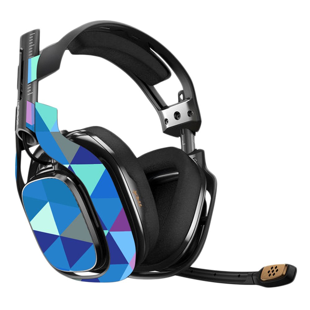 Astro A40 3rd Generation Gaming Headset Skin - Purple Kaleidoscope Vinyl Decal Wrap Cover | Protective, Durable & Customizable | Easy to Apply & Remove | Made in USA | Perfect for Gaming, Streaming & Esports