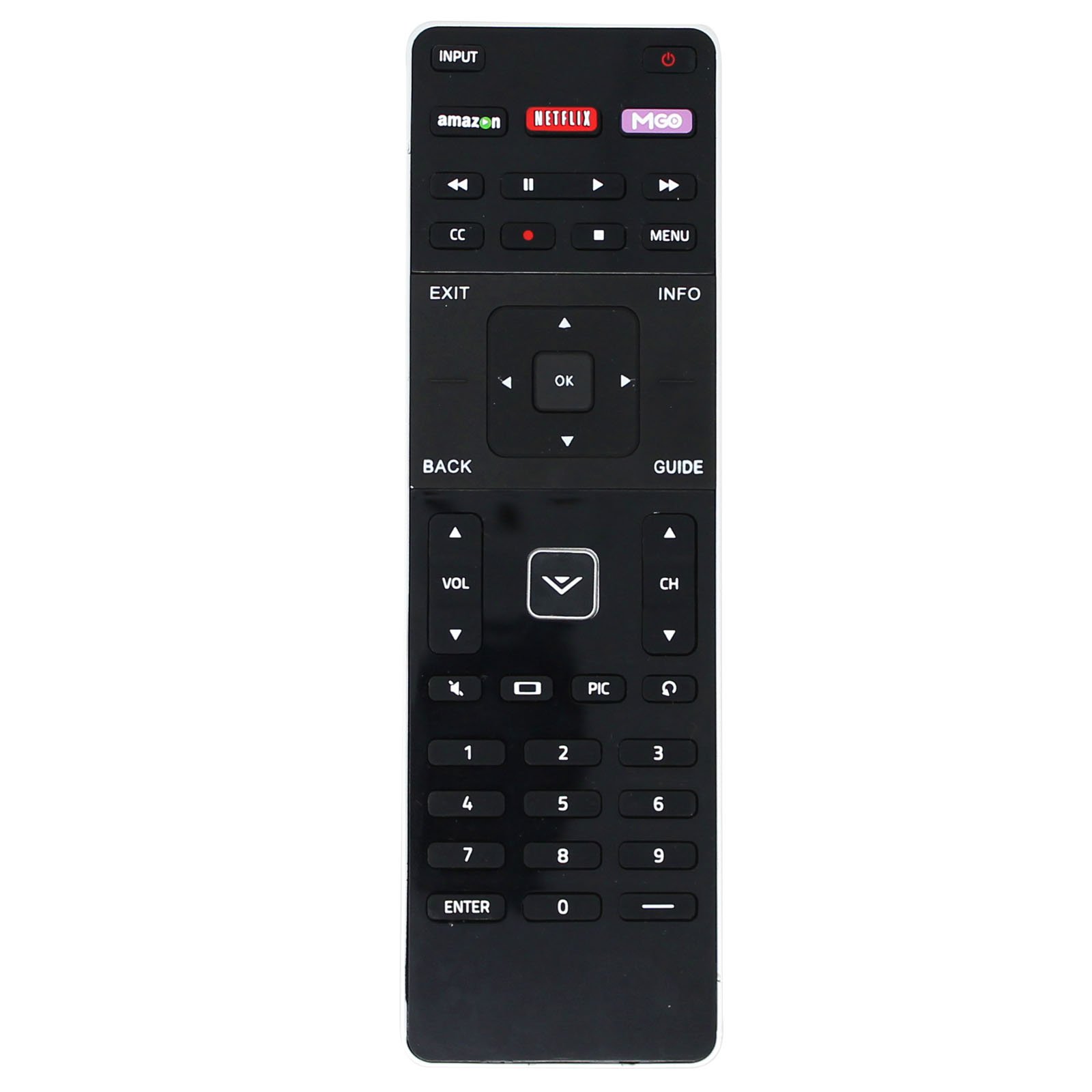 2-Pack Replacement E65C3 Dual Side Remote Control for VIZIO TV - Compatible with XRT500 VIZIO TV Remote Control | Universal Smart TV Accessory for Living Room, Bedroom & Home Theater Setup