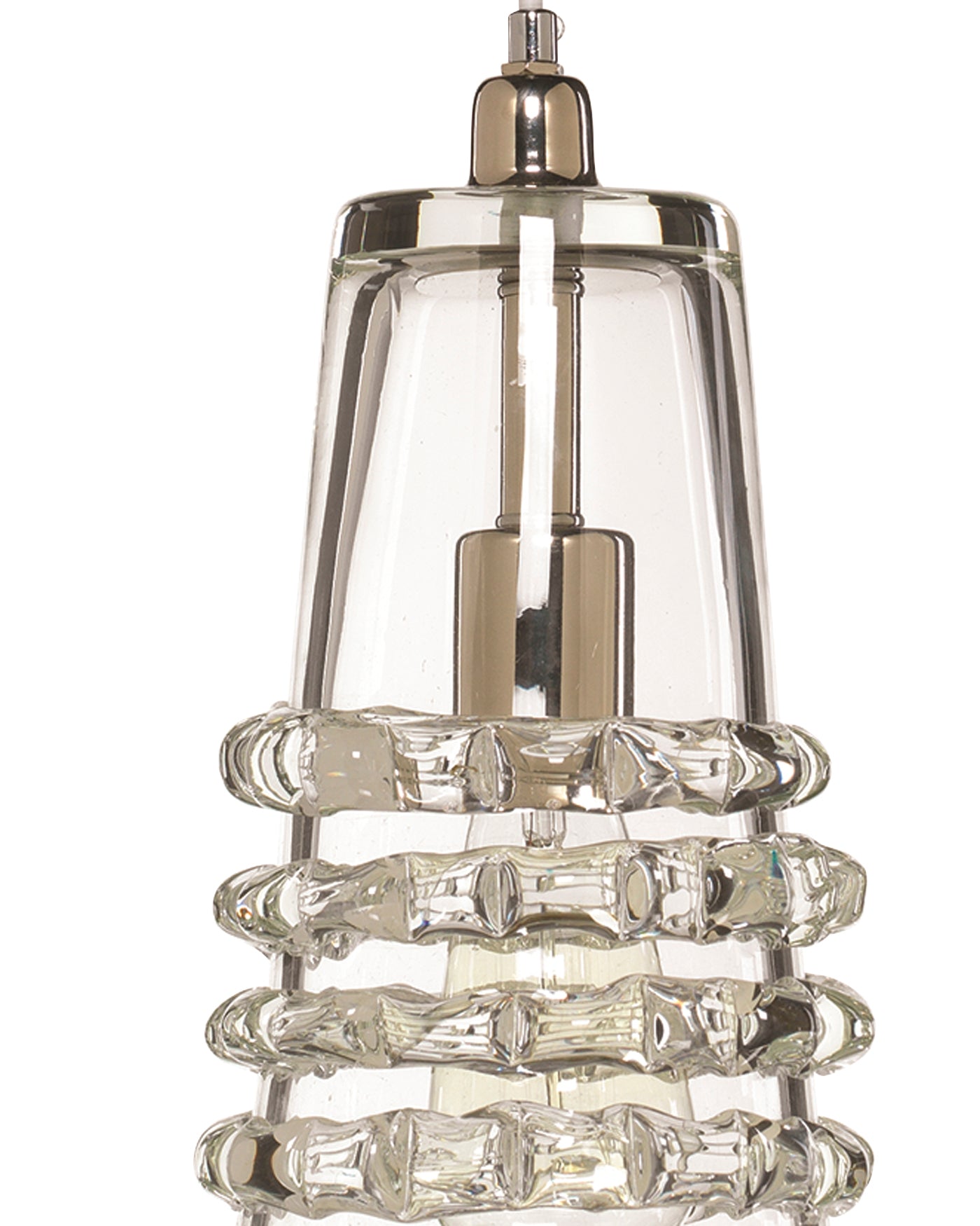 Elegant Clear Ribbon Pendant Necklace - Long Chain for Women - Perfect for Weddings, Parties & Special Occasions