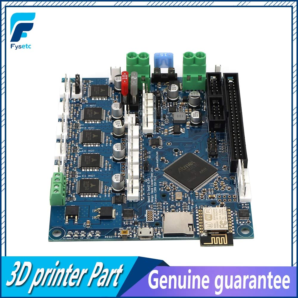 Duet 2 WiFi V1.04 32bit Controller Board - Latest 3D Printer & CNC Motherboard Upgrade | Compatible with RepRap, Delta & Cartesian Printers | Perfect for DIY 3D Printing, Prototyping & CNC Machining Projects