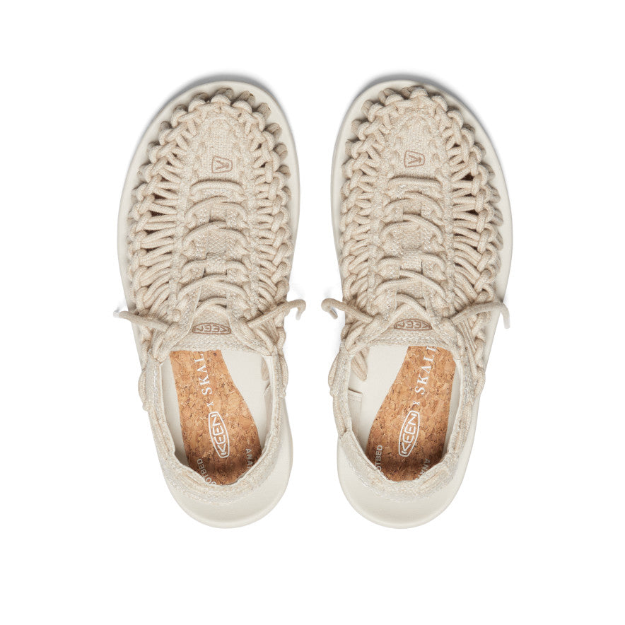 UNEEK Canvas x Skall Studio Women's Shoes - Natural/Birch Color | Comfortable & Stylish for Casual Outings, Beach Walks & Everyday Wear
