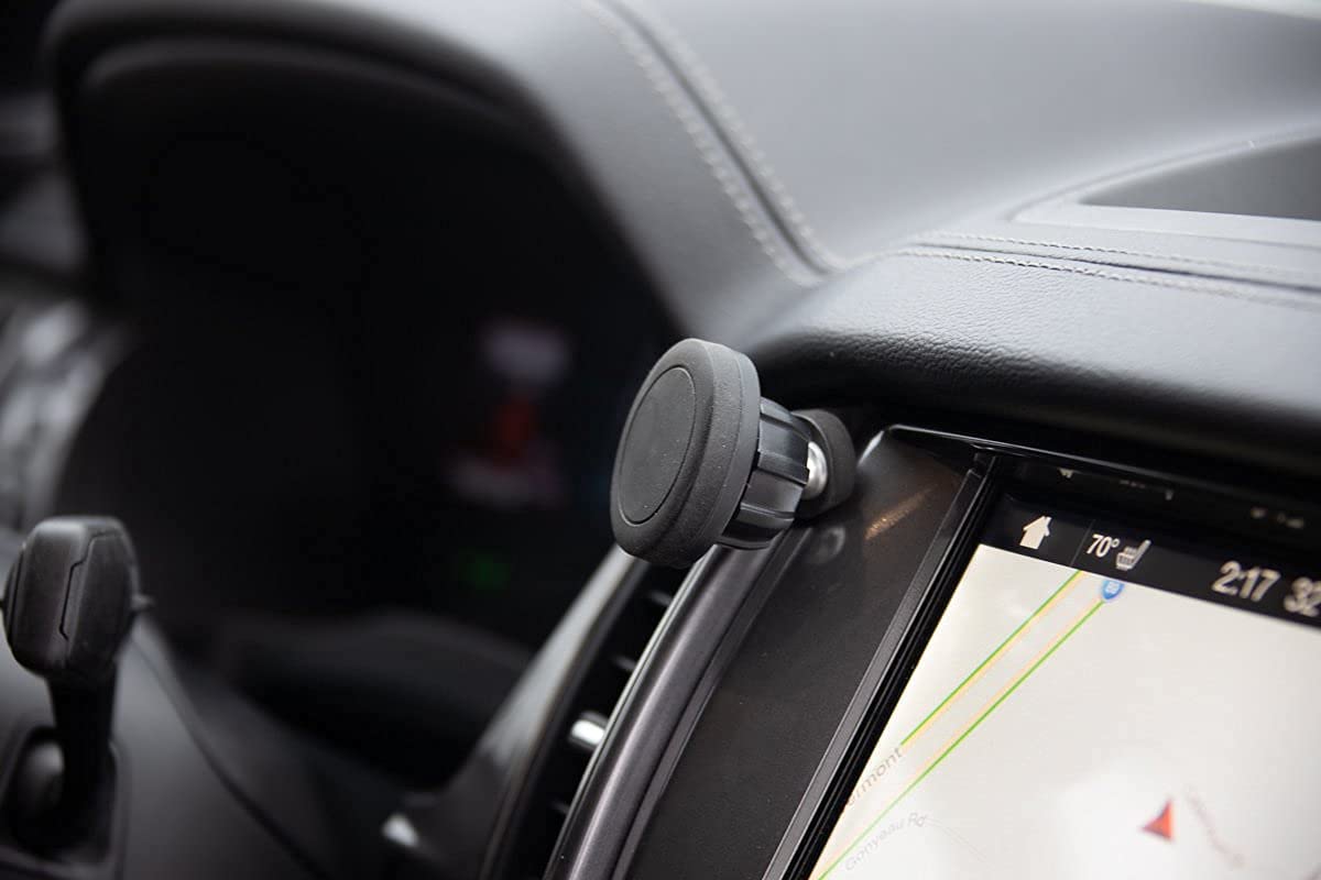 Course Motorsports Direct Fit Phone Mount for Ford Ranger (2017-2023) - Auto Closing Navigation Cradle with Charging - Left/Right Hand Compatible - Perfect for Off-Roading, Commuting & Hands-Free Driving (Tan)