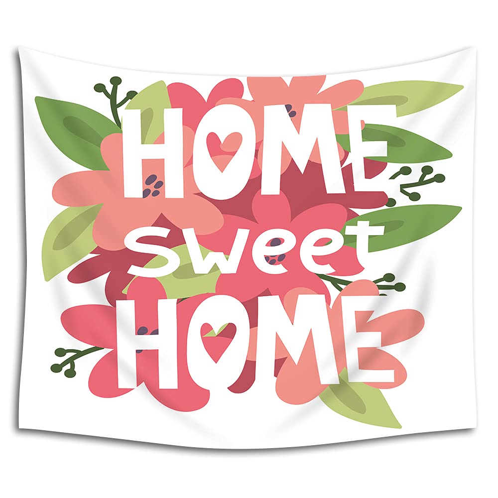 WONDERTIFY Floral Tapestry Wall Hanging - 60x40 Inches Spring Blossom Flower Design for Bedroom, Living Room & Dorm Decor | Perfect for Boho Chic Home Aesthetic & Cozy Interior Design
