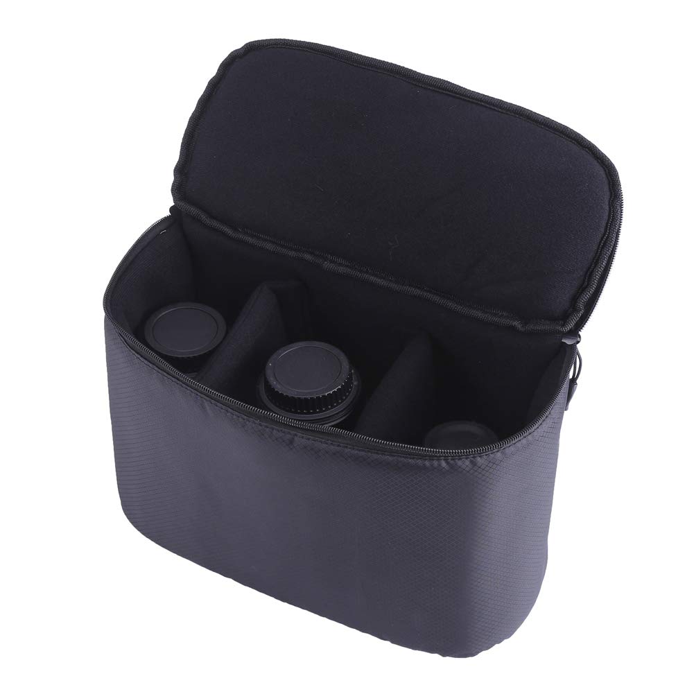 EBTOOLS Professional Large Capacity Shockproof Camera Bag for DSLR & Mirrorless Cameras - Thickened Portable Photography Equipment Case with Removable Dividers (Black) | Perfect for Travel, Wedding & Outdoor Photography