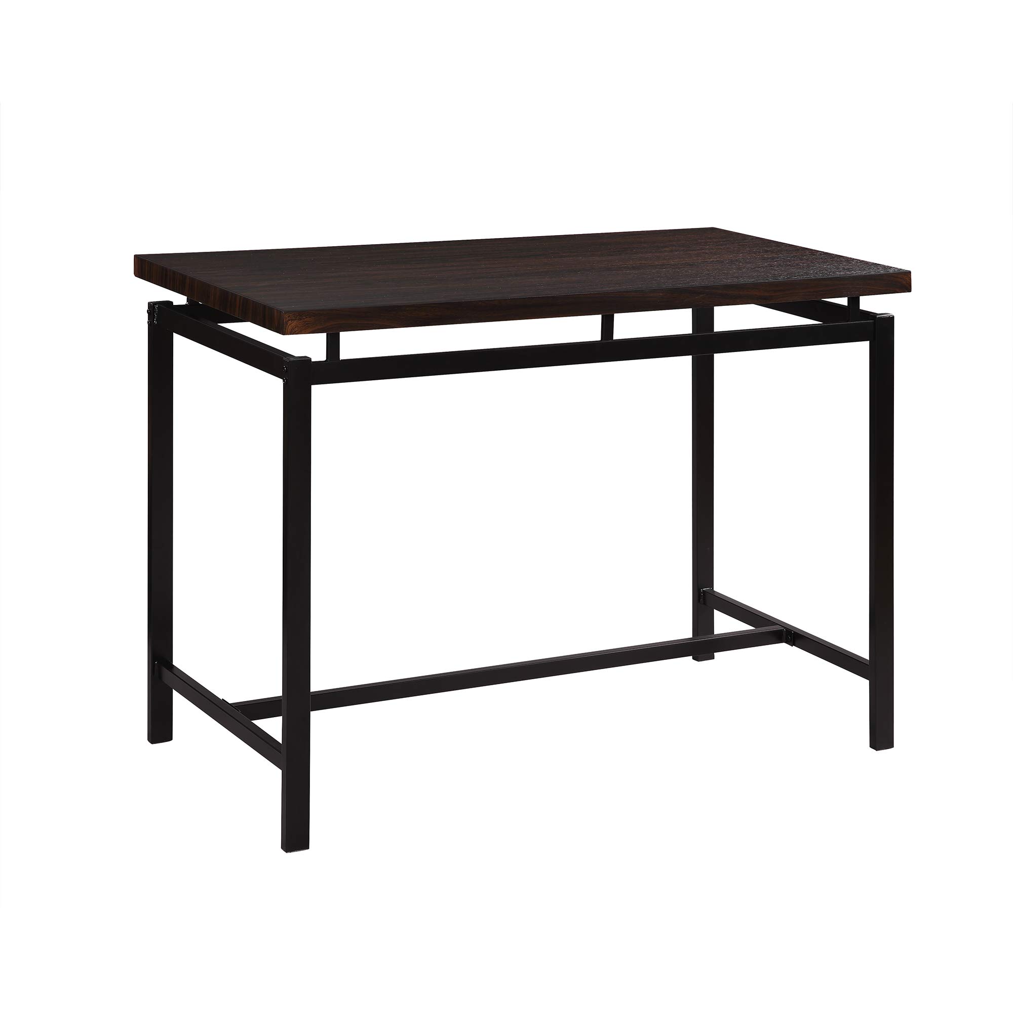 5-Piece Quartz Dining Table Set with Chairs - Modern Espresso Bar Height Table for Breakfast Nook, Kitchen, Mini Bar & Patio - Perfect for Small Space Dining & Entertaining