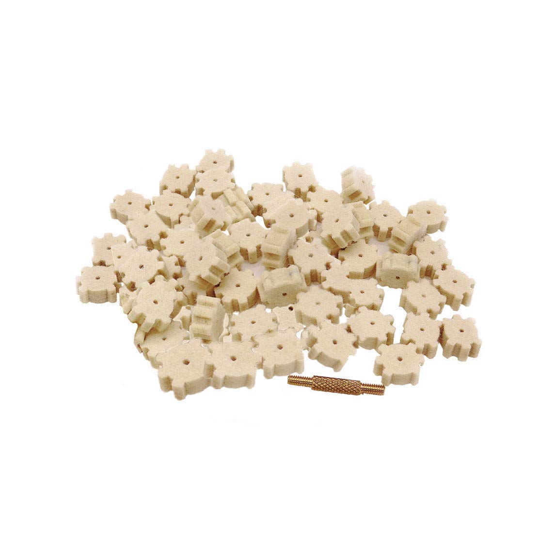 Beileshi .223/5.56 Chamber Cleaning Pads with Attachment - Gun Cleaning Kit for AR-15, Rifle & Pistol Maintenance - Perfect for Range Day, Hunting & Firearm Care