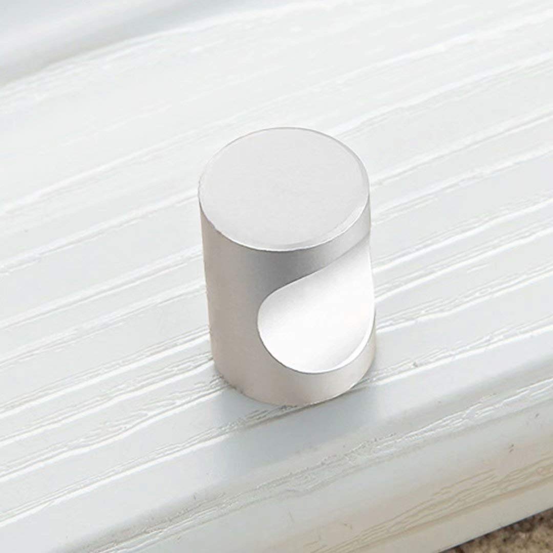 Modern Cabinet Handles 10-Pack - Silver Drawer Pulls for Dresser & Cupboard - Home & Office Upgrade