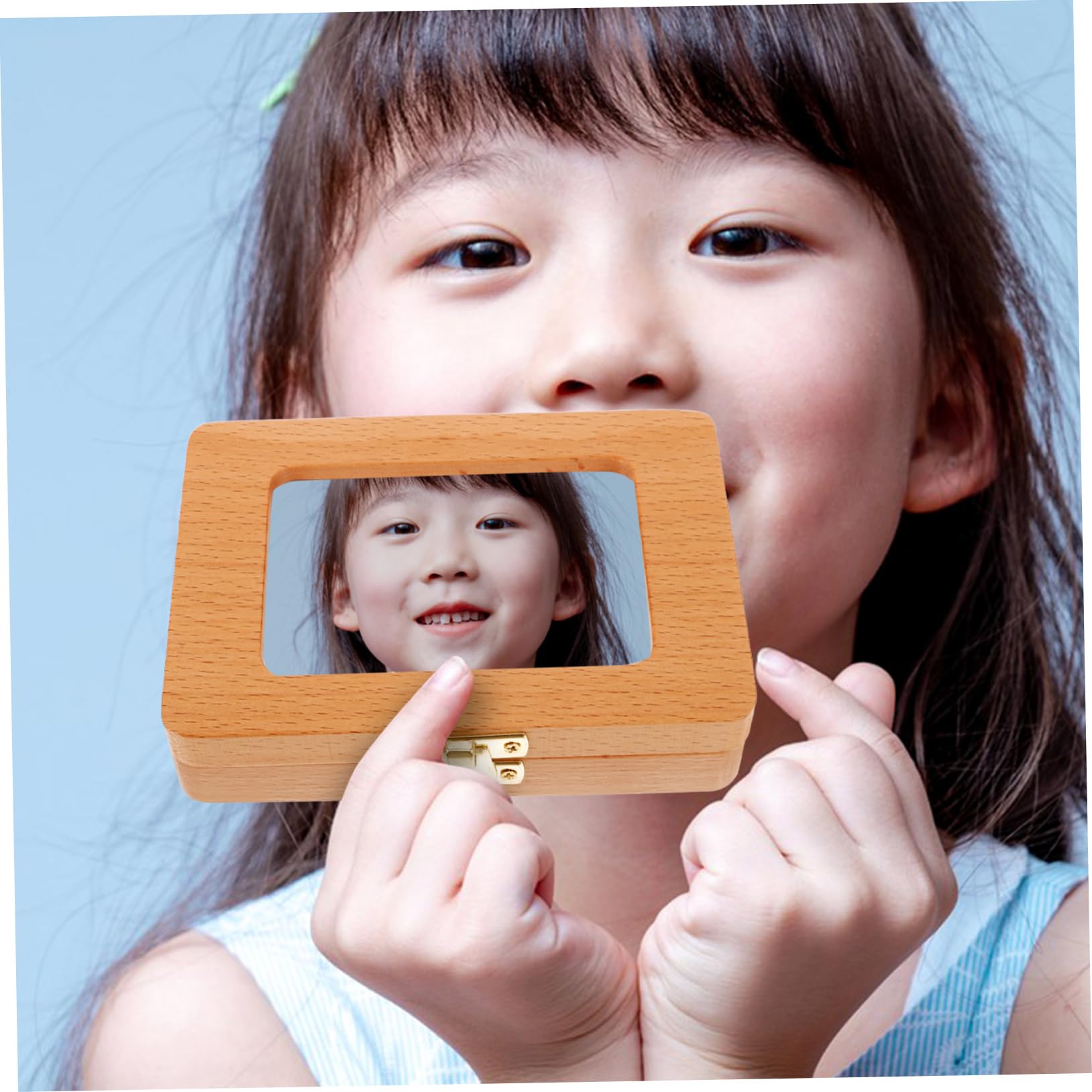 CATIEBYE Wooden First Tooth Keepsake Box - Baby Tooth Organizer & Memory Container for Kids | Perfect for Baby Showers, First Tooth Milestones, and Cherished Childhood Memories