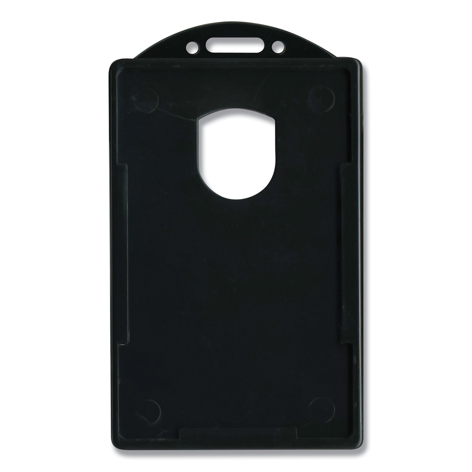 Premium Vertical ID Card Holders - Black (2.38