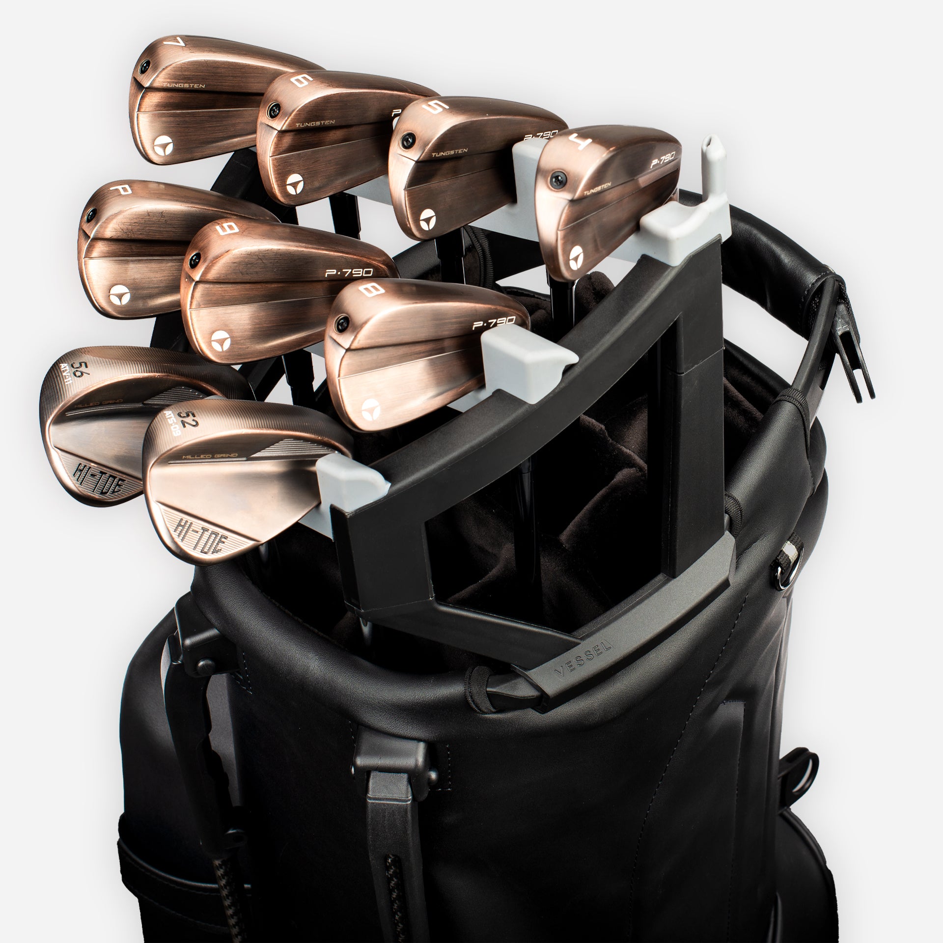 Premium Golf Club Organizer - Heavy Duty Golf Bag with 14-Way Divider for Men & Women - Perfect for Golf Courses, Driving Ranges & Home Storage