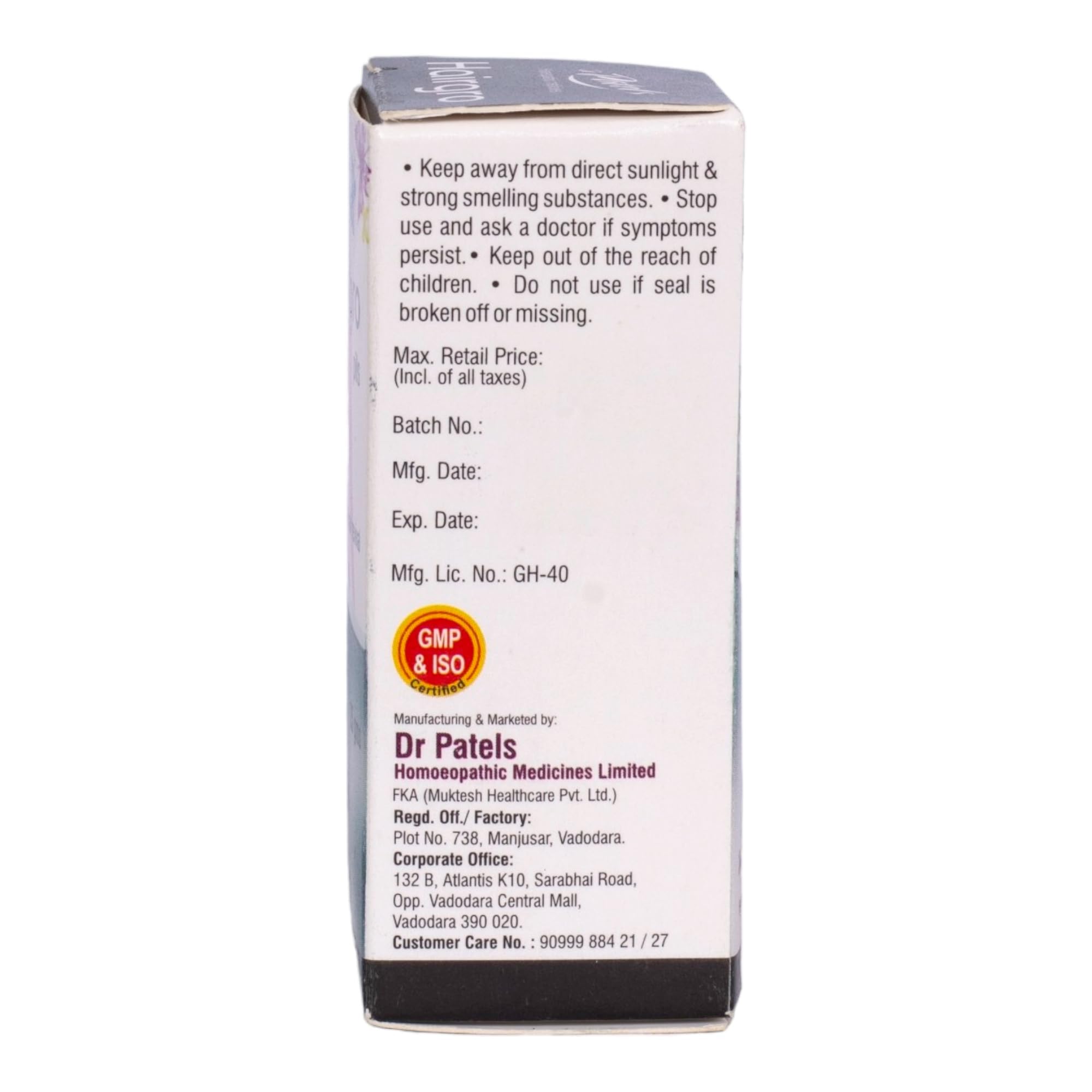 Dr. Patel's Homeopathic HairGro Pills - Natural Hair Growth Supplement for Thinning Hair, Split Ends & Premature Greying | Promotes Scalp Health & Reduces Hair Loss | 25g Bottle | Ideal for Men & Women Seeking Thicker, Healthier Hair at Home or On-The-Go