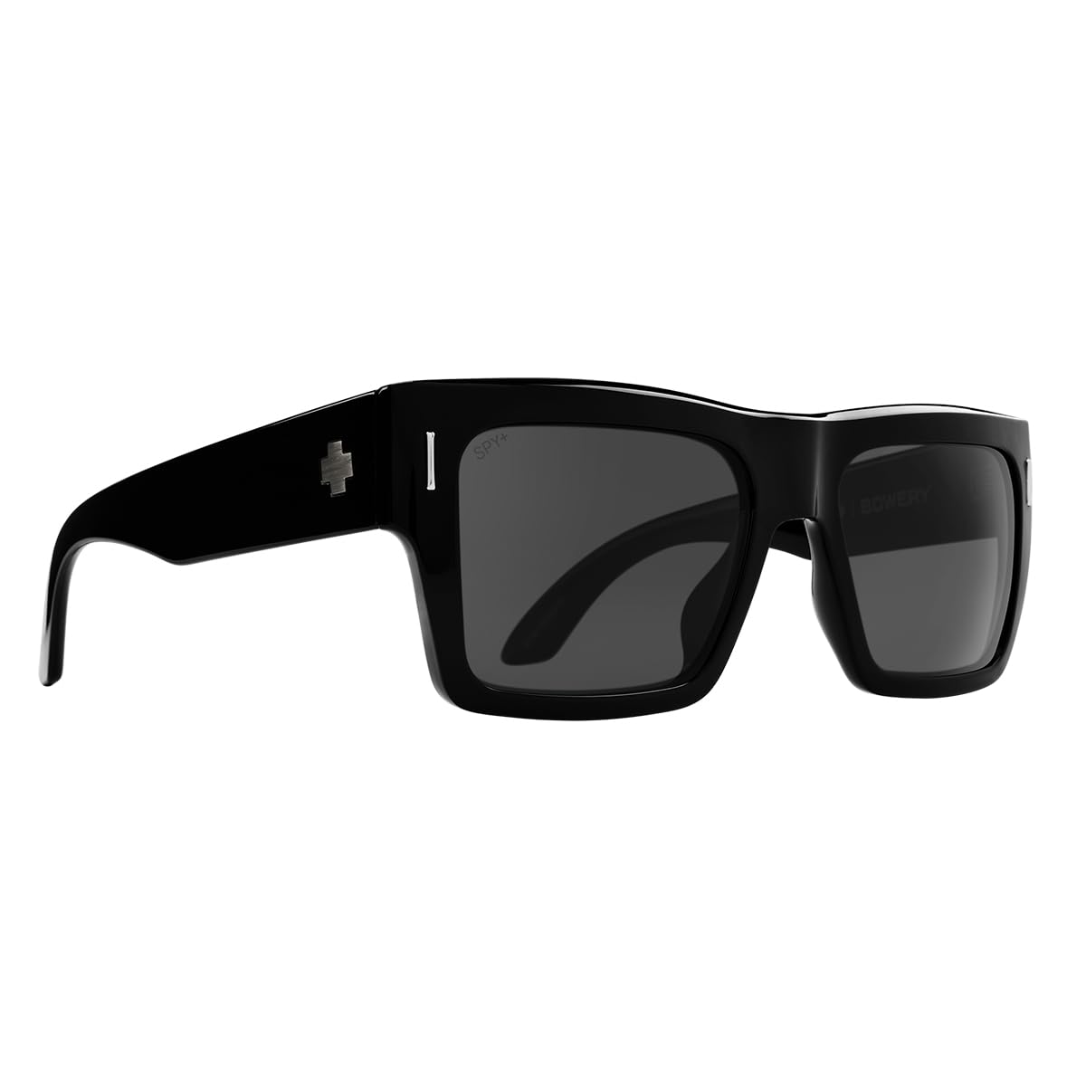 Spy Optic Bowery Square Sunglasses with Color & Contrast Enhancing Lenses - UV Protection for Outdoor Sports, Driving & Beach Activities