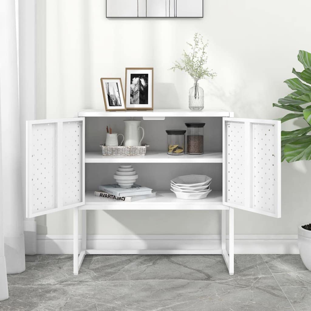 Industrial Style Sideboard Console Table with Storage - 29.5